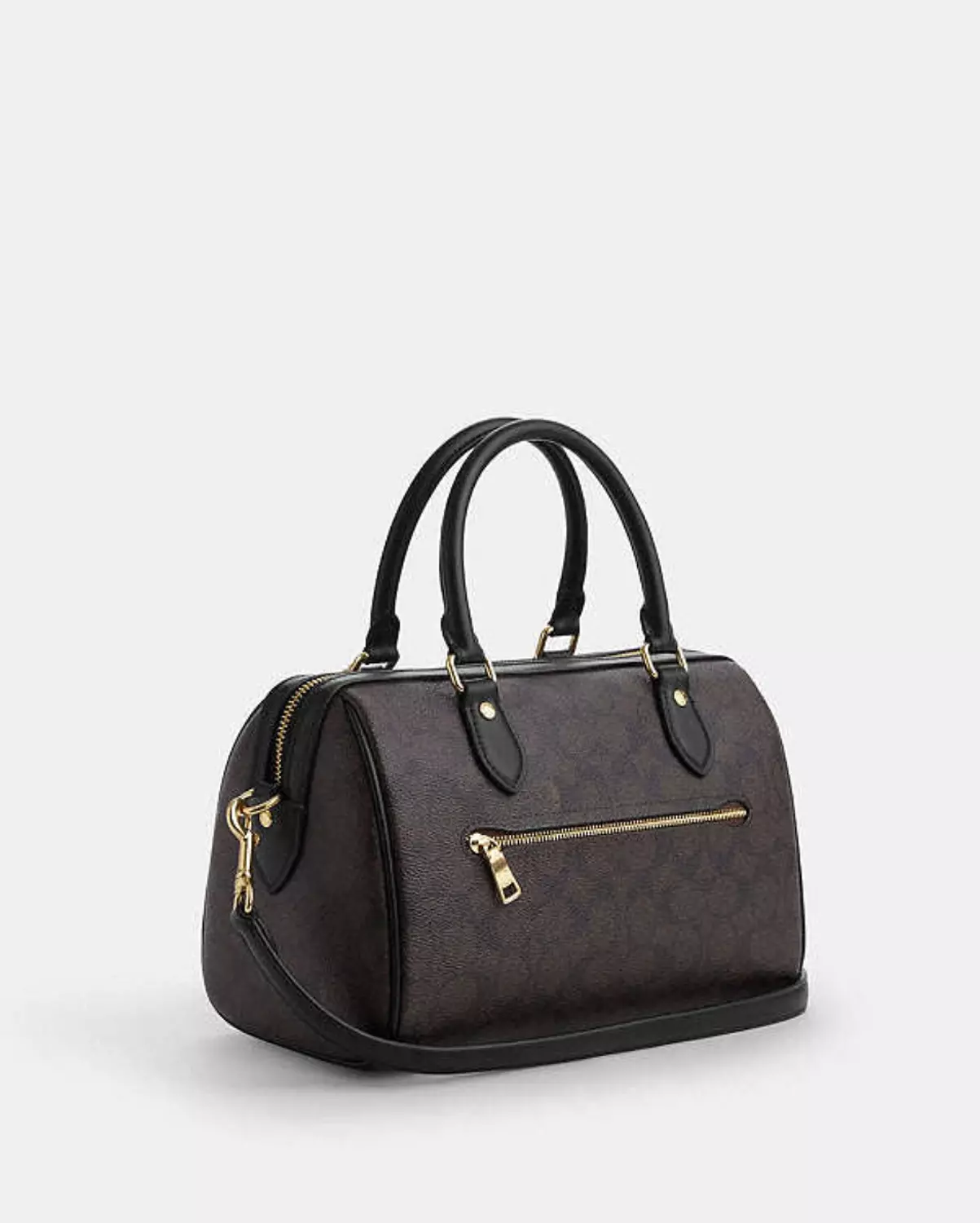 Coach Rowan Satchel Bag In Signature Canvas 1