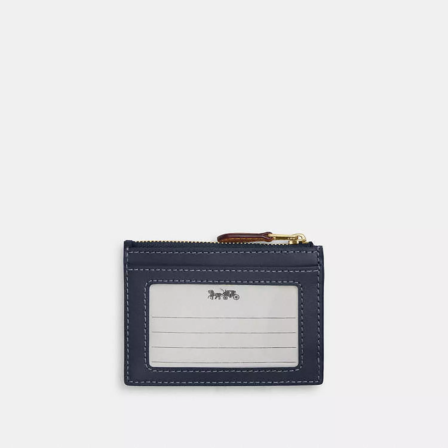 Coach Mini Skinny Id Case In Signature Denim 1
