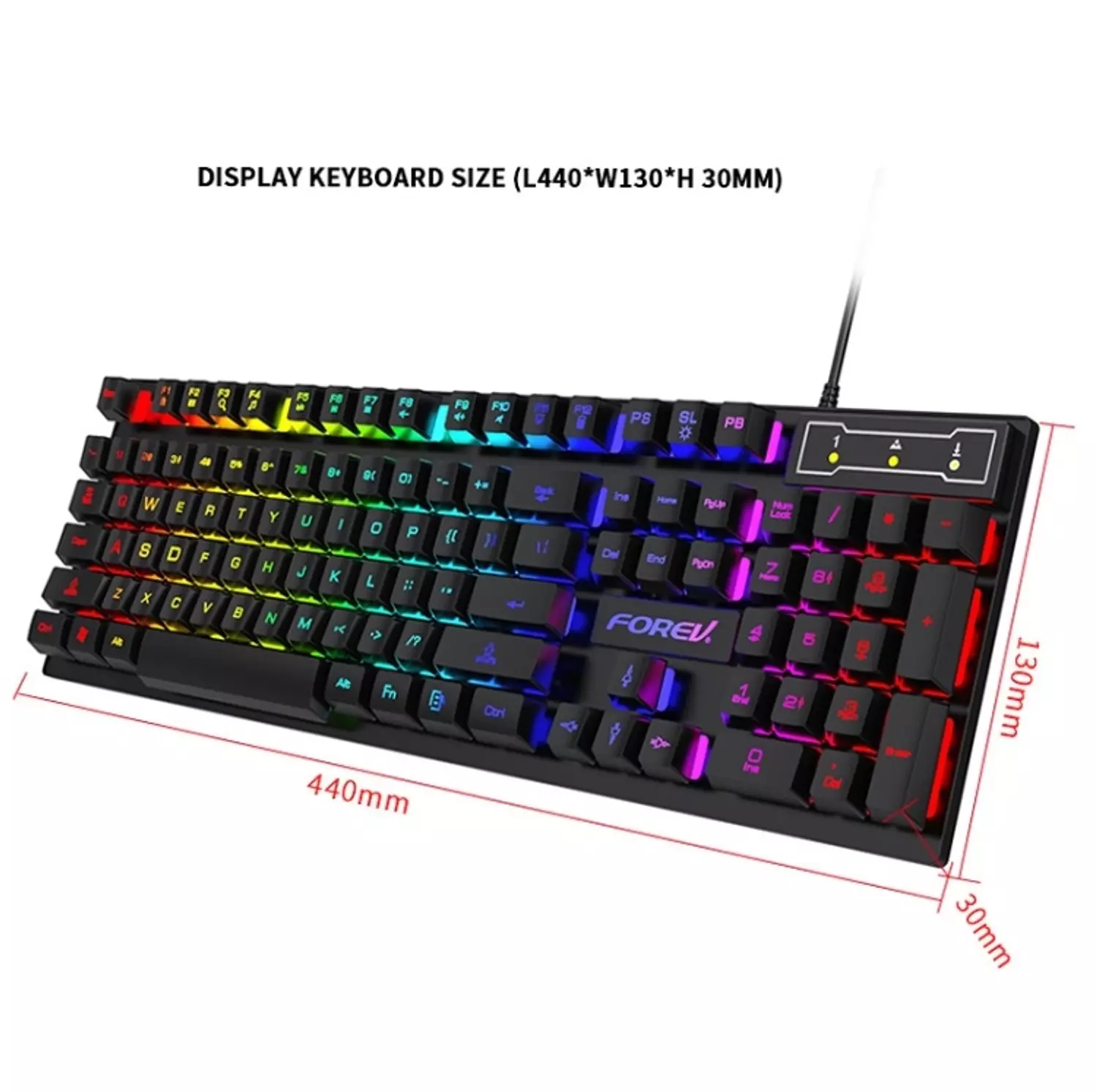 FOREV FV-Q3055 Gaming Keyboard and Mouse Suite BACKLIGHT | HIGH-PERFORMANCE | ERGONOMIC DESIGN 9