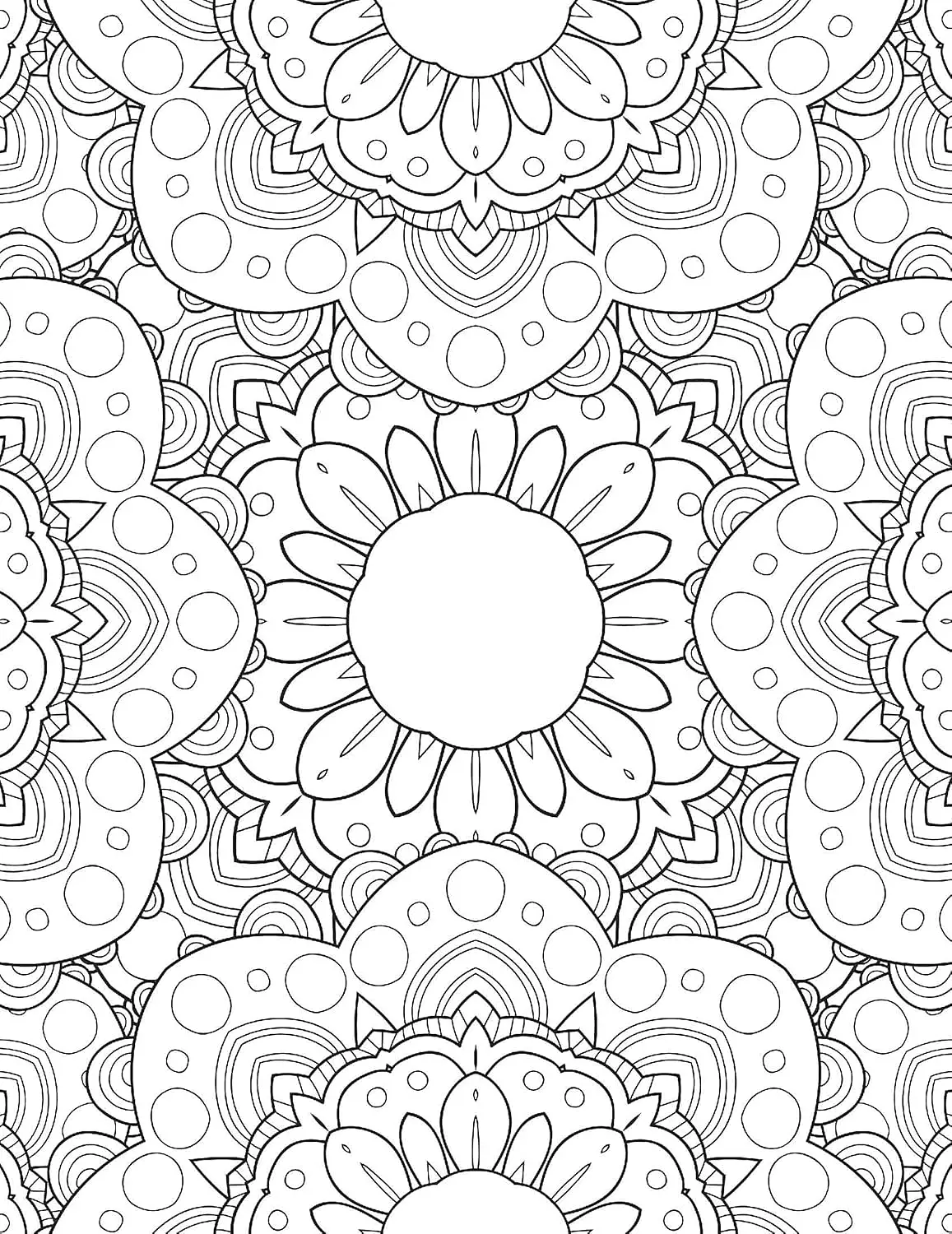 Flowers- Colouring Book for Adults  hover image