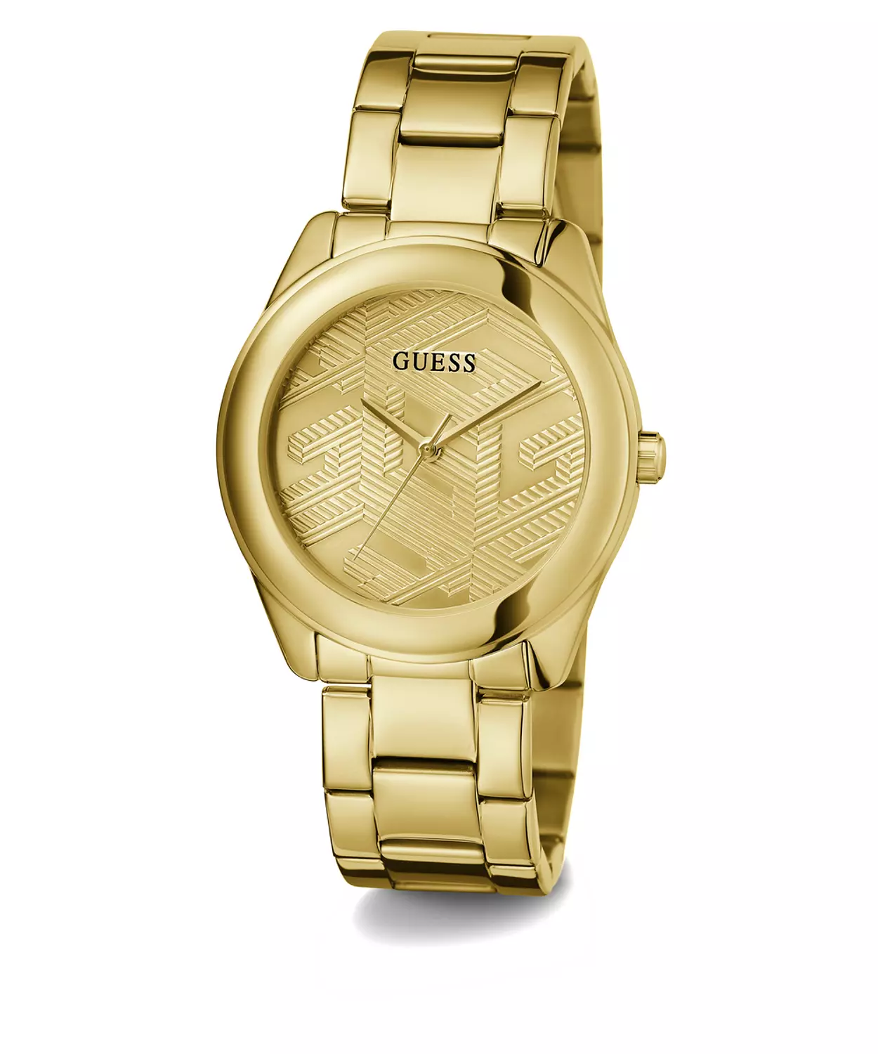 GUESS Watch GW0606L2 ANALOG WATCH For Women's Round Shape Gold Stainless Steel Bracelet 1