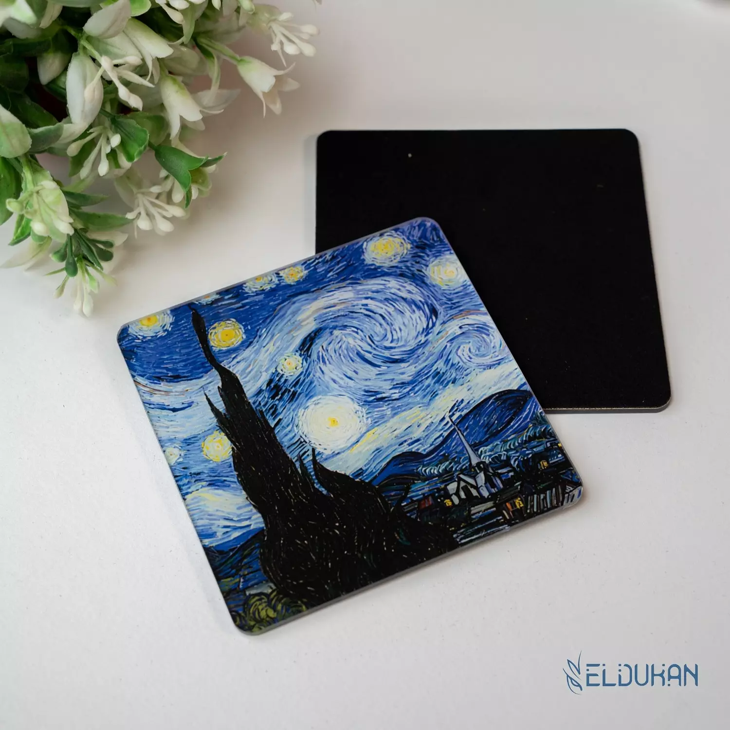 Van Gogh V2 Acrylic coaster image