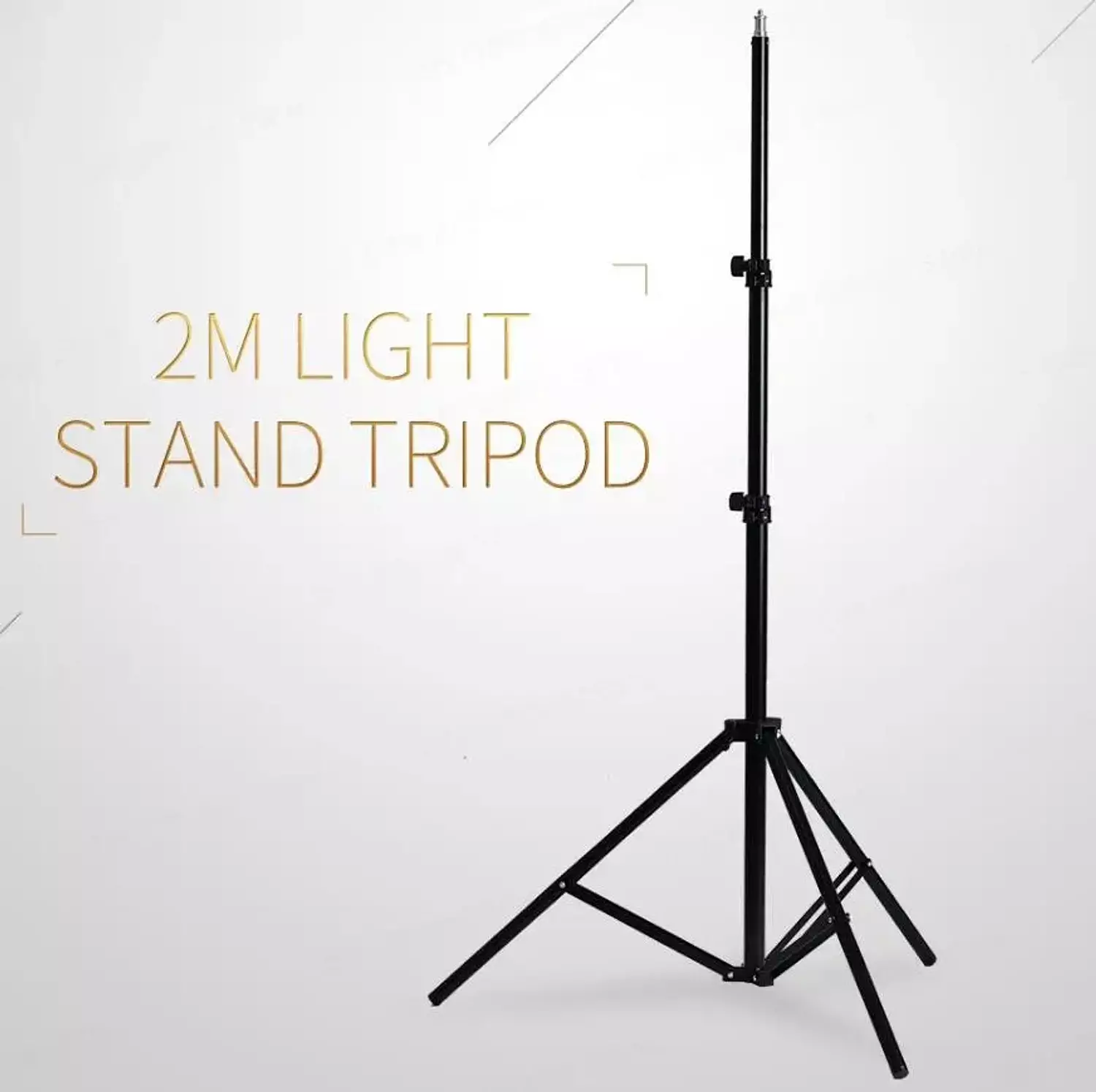 MF-3308 Camera Tripod with 3 Way Head and Metal Legs Black 6