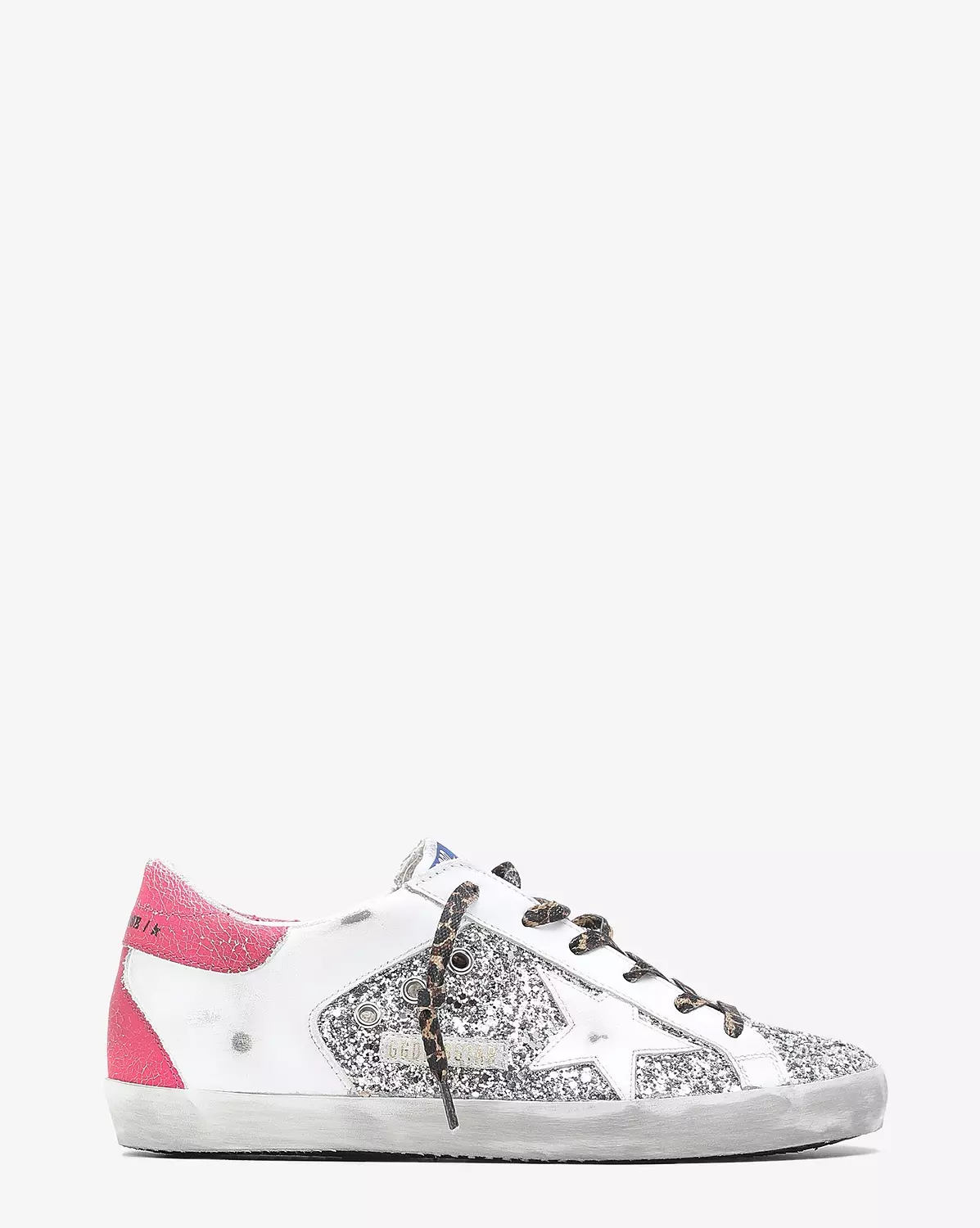 Golden Goose Femme Super-Star Silver White Pink Fluo  image