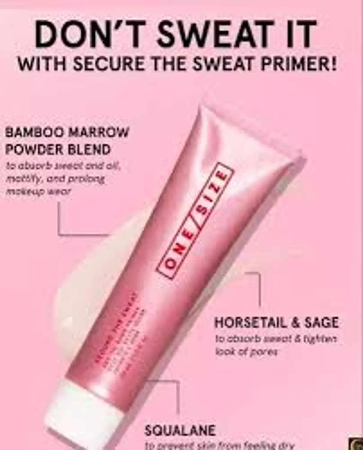 ONE/SIZE by Patrick Starrr Secure The Sweat Waterproof Mattifying Primer 1 oz 2