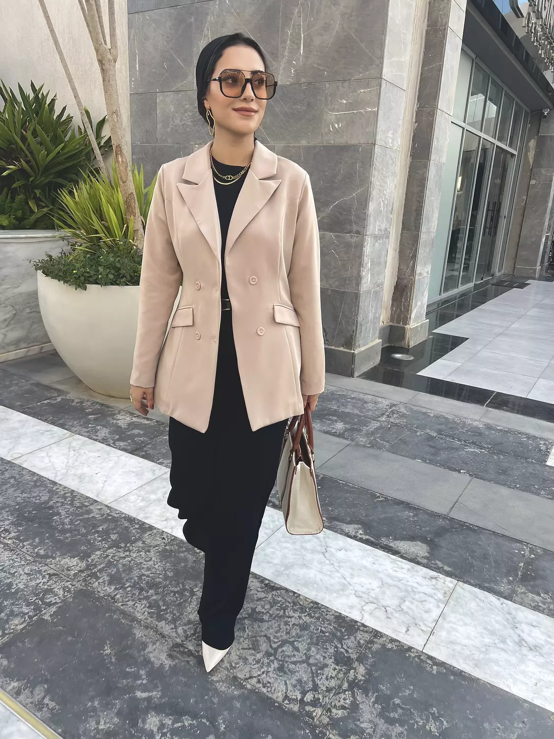 Bej blazer 2