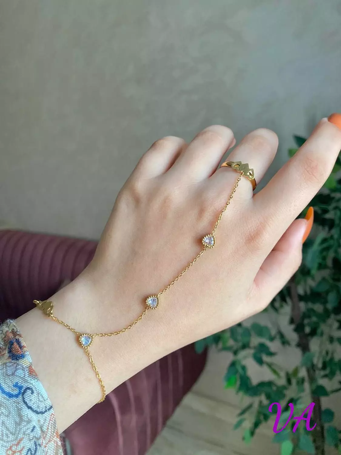 Crystal heart with ring  image