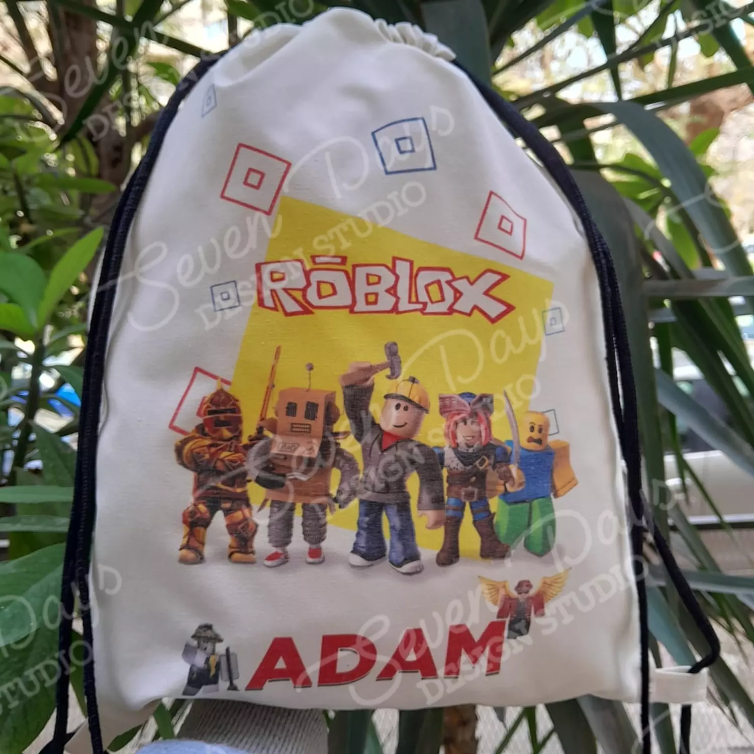 Roblox 2 Drawstring Bag
