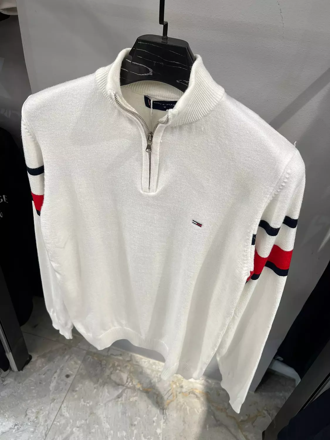 TOMMY HILFIGER PULLOVER WITH QUARTER ZIPPER 3