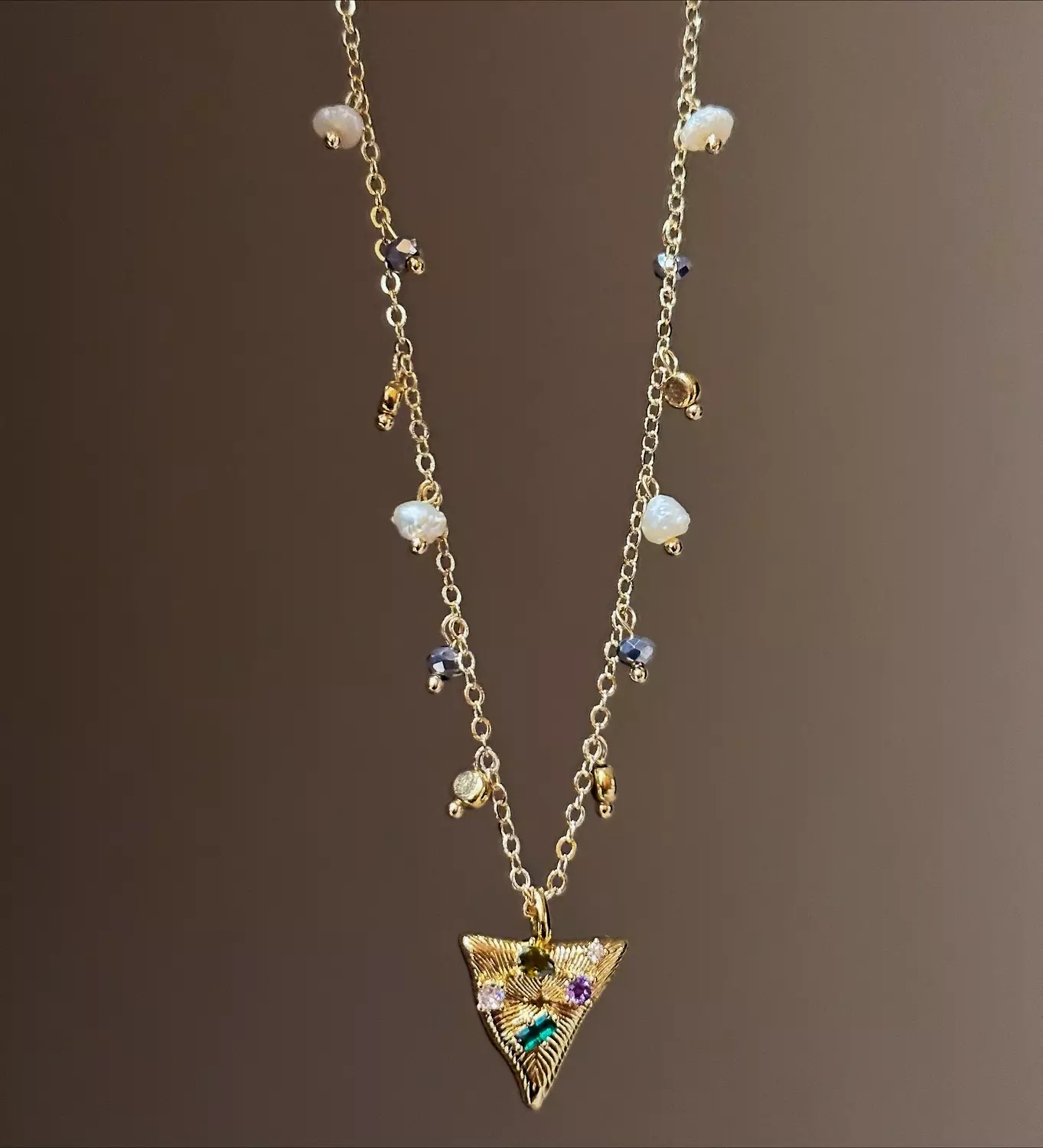 Lotus Necklace hover image