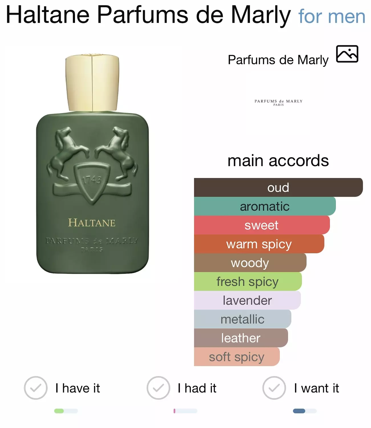 Haltane Parfums de Marly hover image