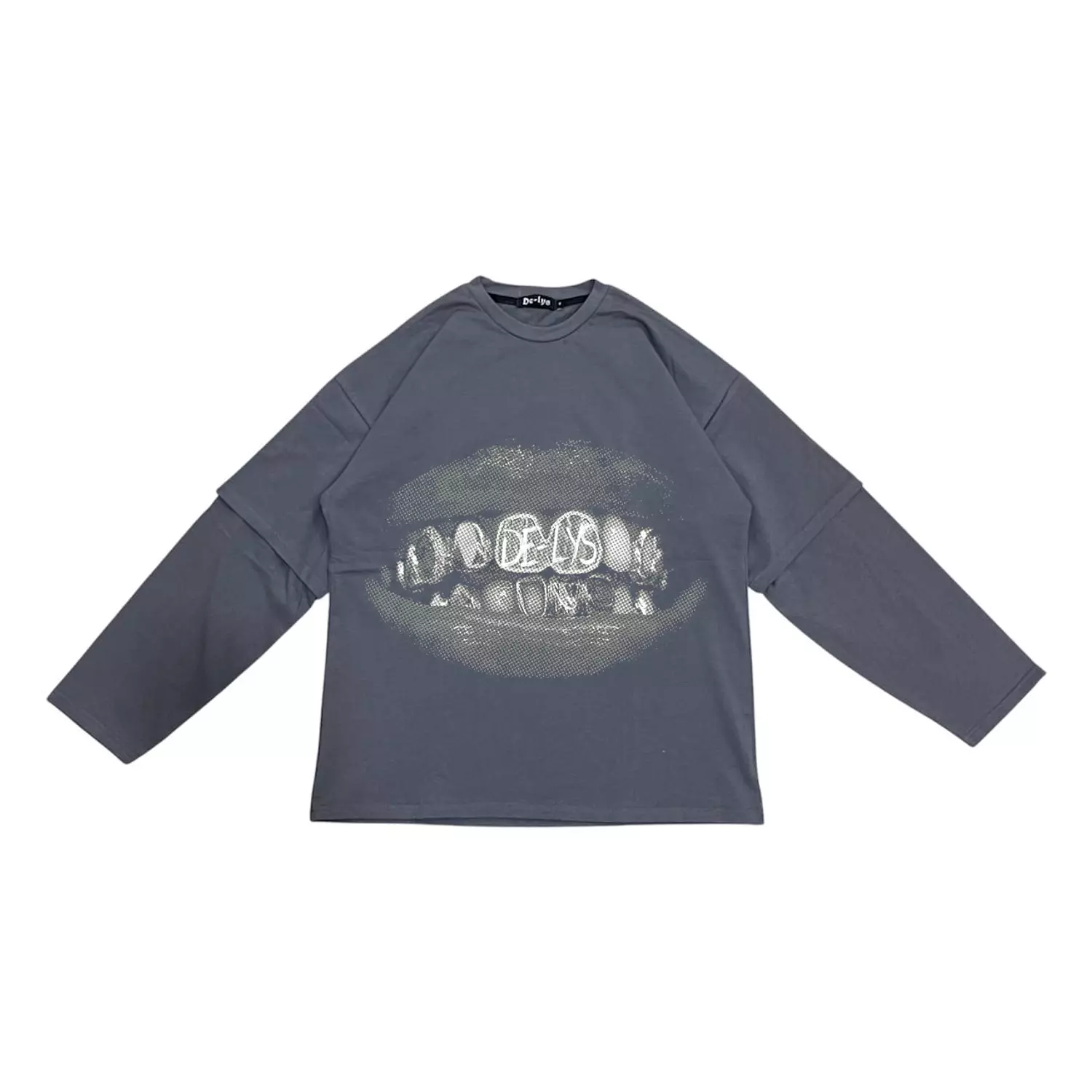  S3 Double-Sleeve Be Ys Teeth T-Shirt  2