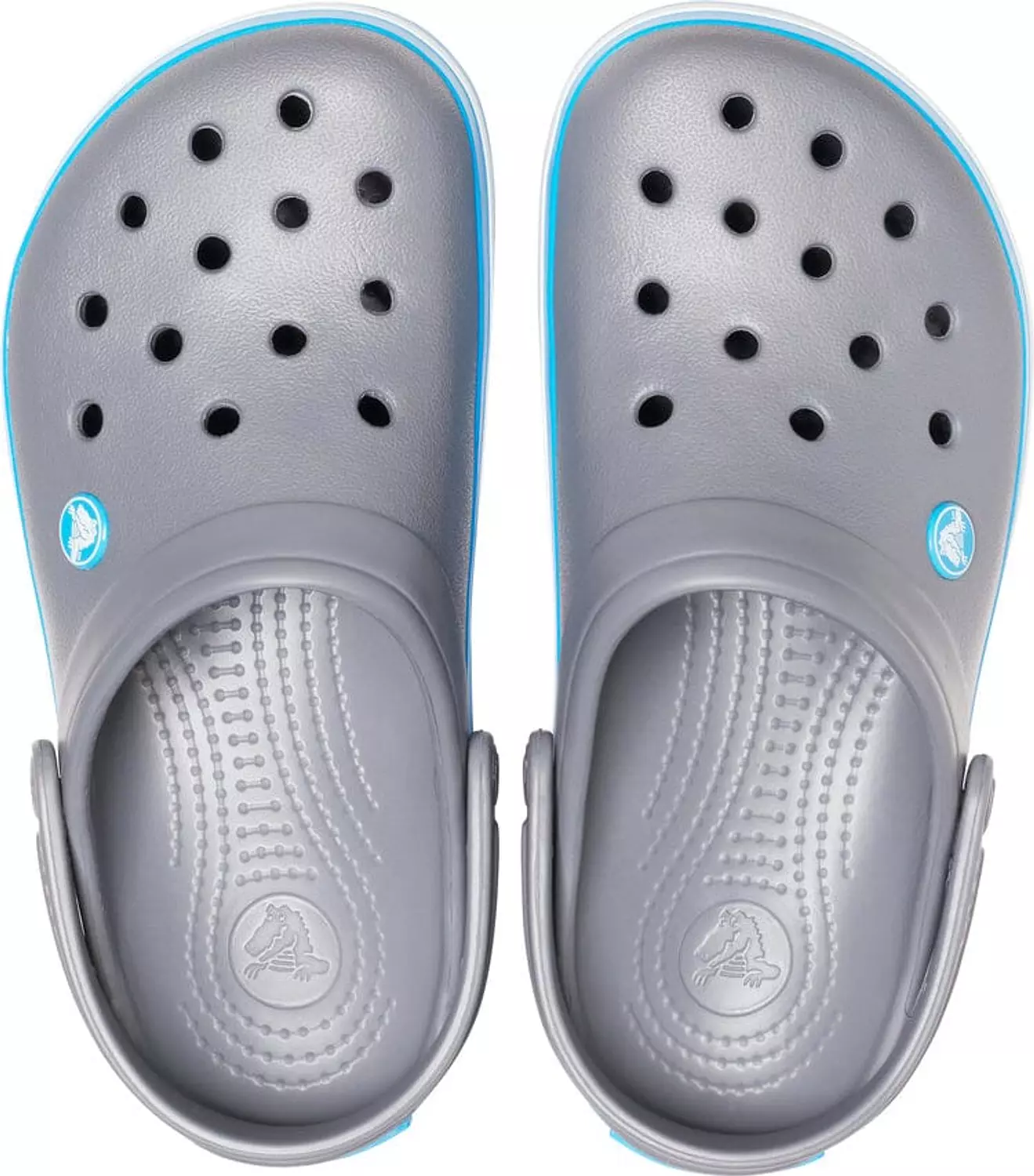 Crocs Crocband Gray x Blue  4