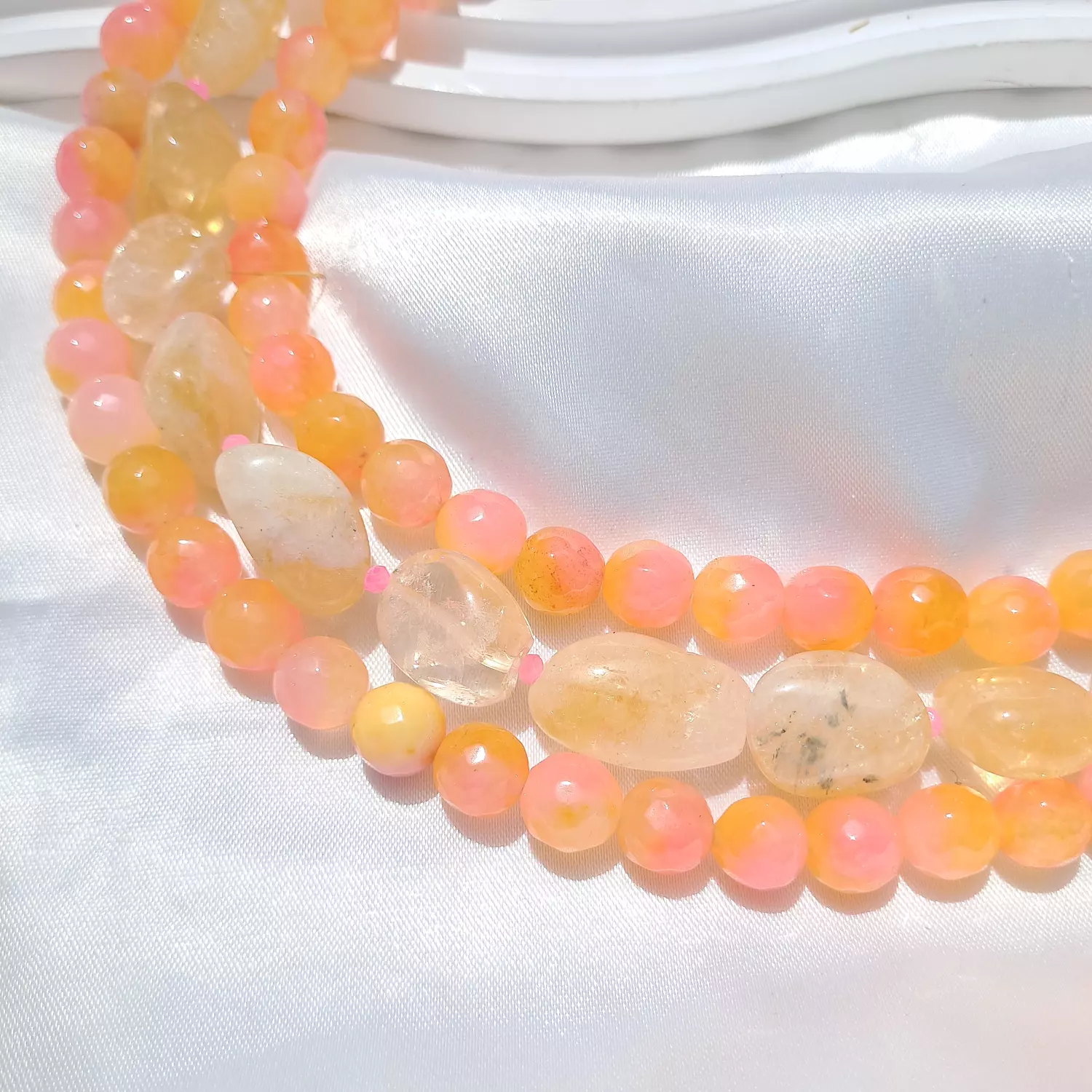 Citrine blush necklace  1