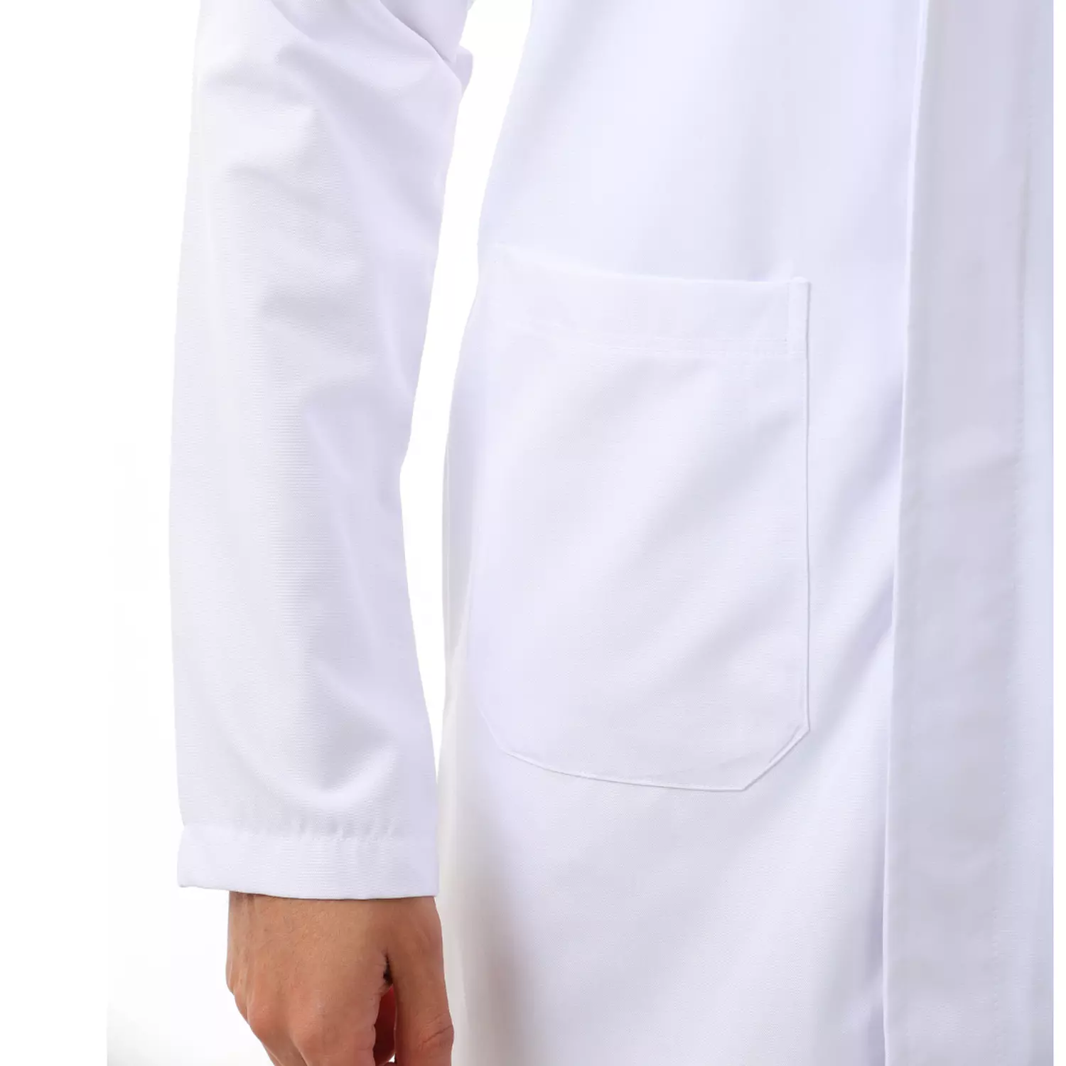 White Prime Lab Coat Long 8