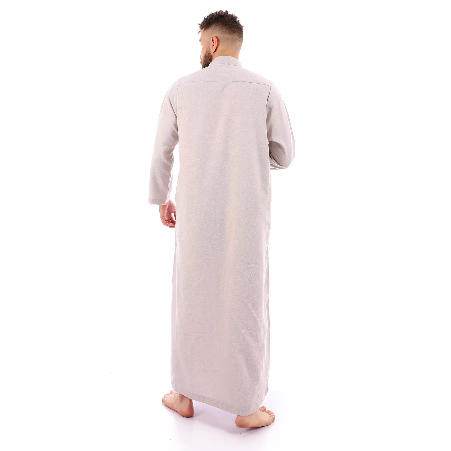 Shorto Men's Kastoor Galabeya  - 2348 - Light Beige 4