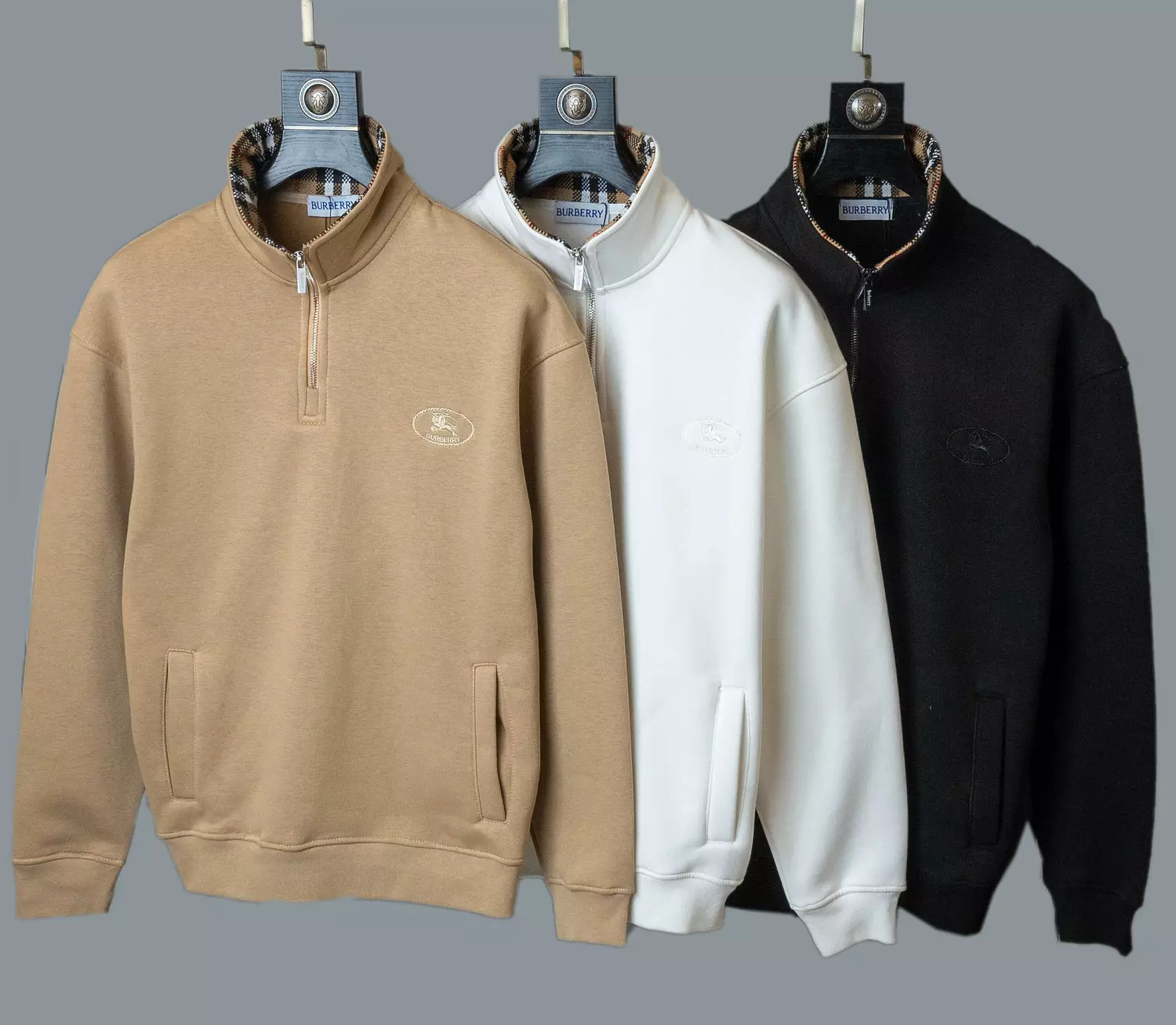 BURBERRY QUARTER ZIPPER \ 1684 6