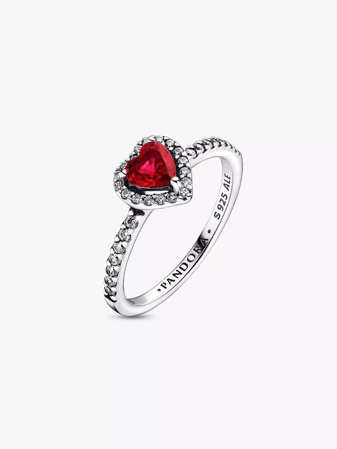 Elevated Red Heart Ring 1