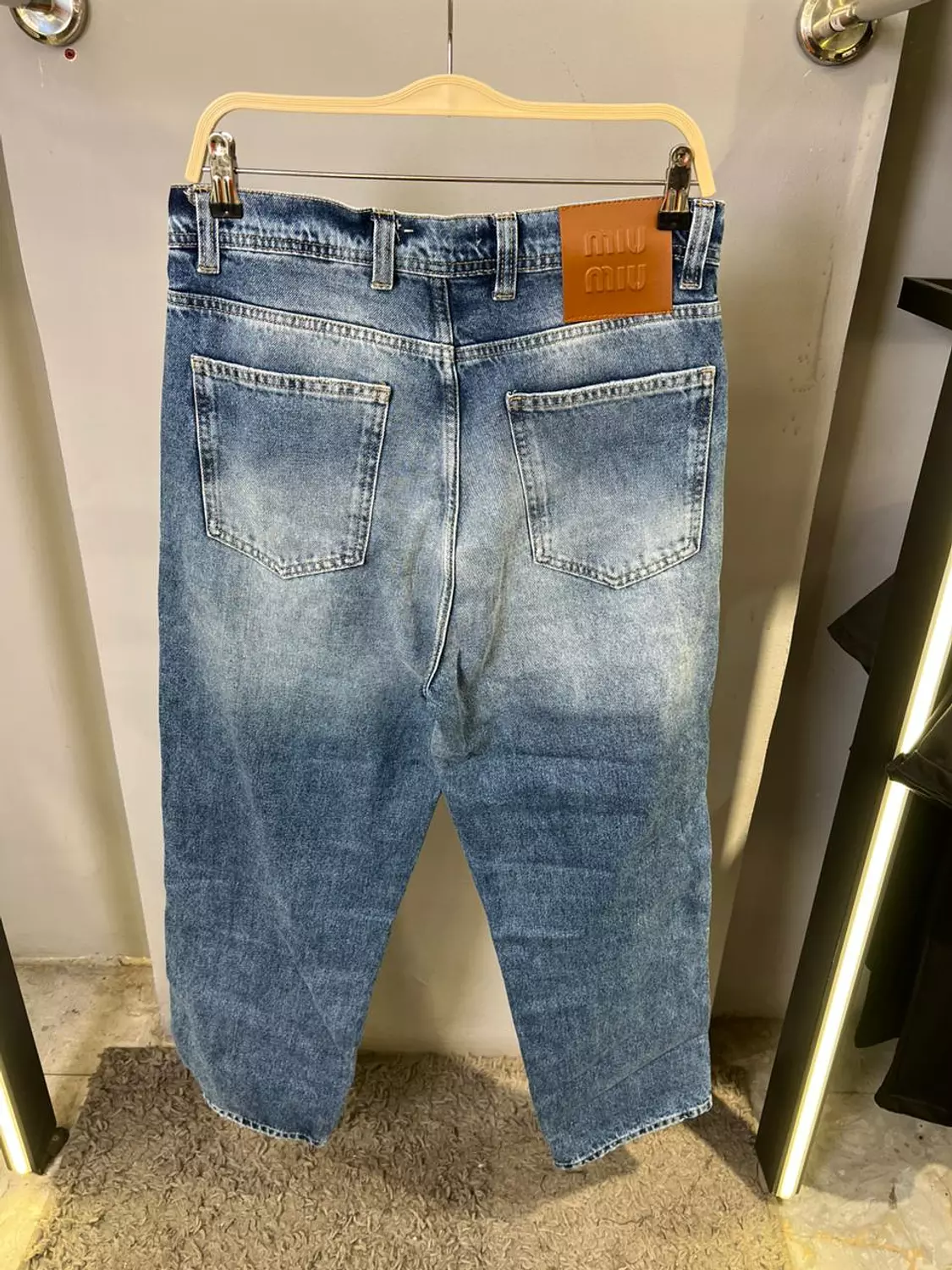 MIUMIU WIDE LEG JEANS / 12931 1