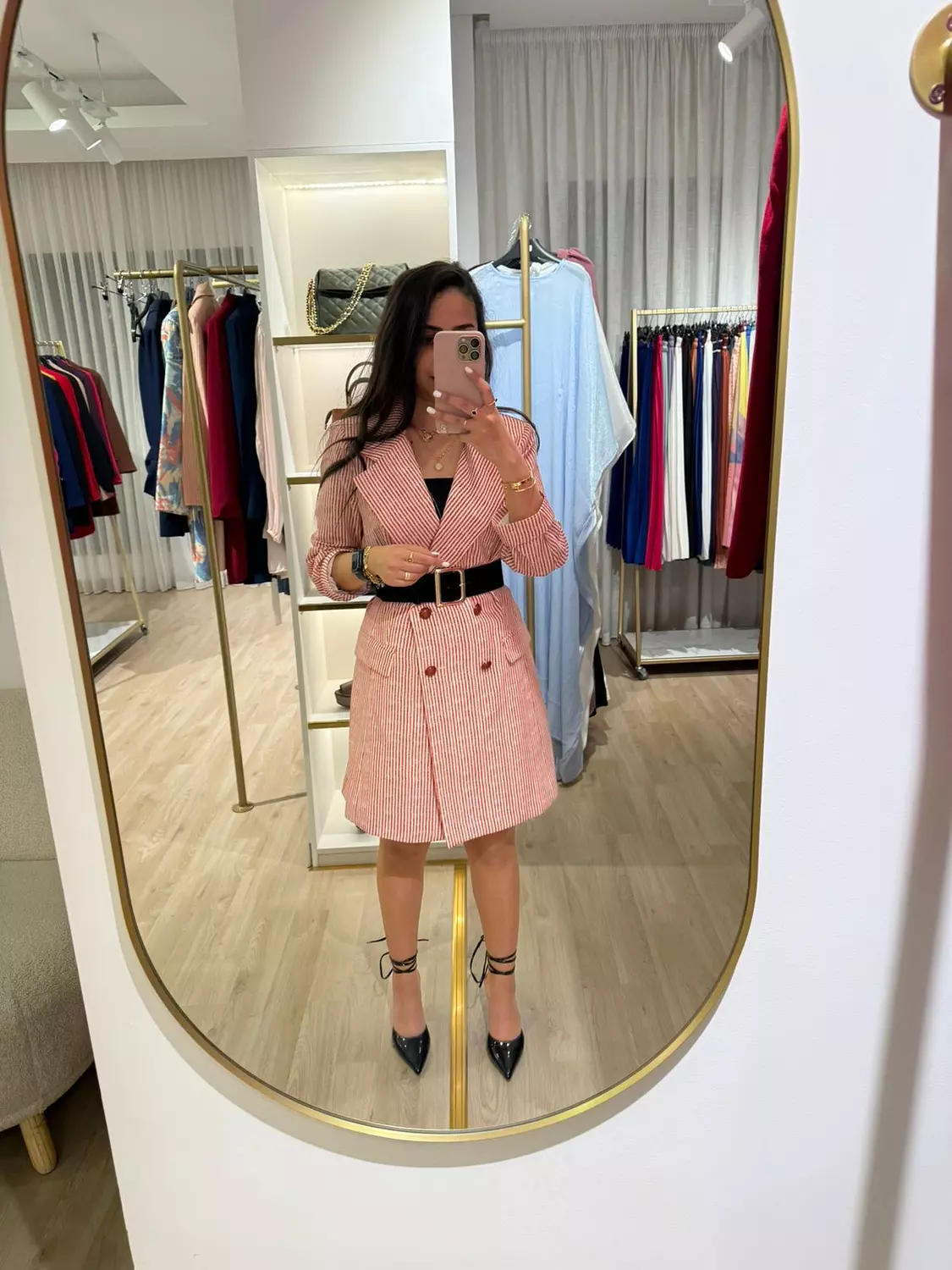 STRIPED DRESS BLAZER 2