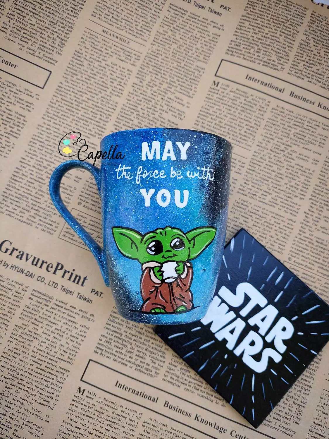 Baby yoda galaxy  image