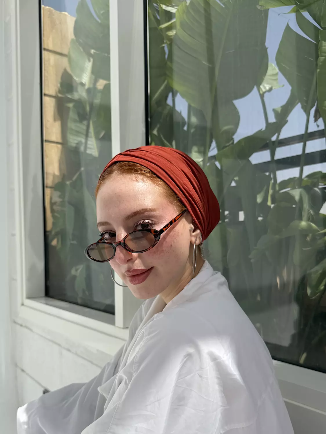 The burnet orange turban image