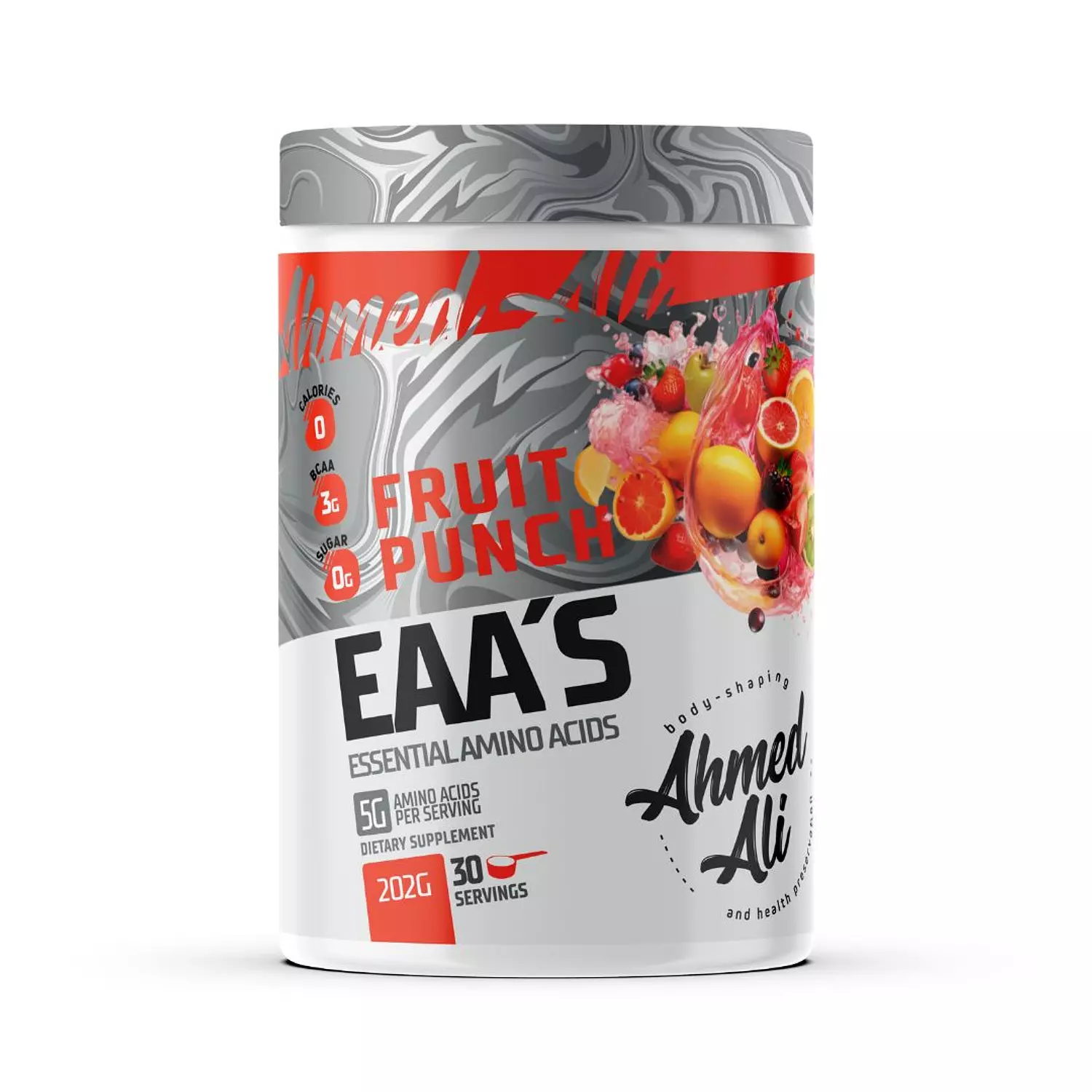 Ahmed Ali Nutrition EAA | Essential Amino Acids for Muscle Recovery - 202g image