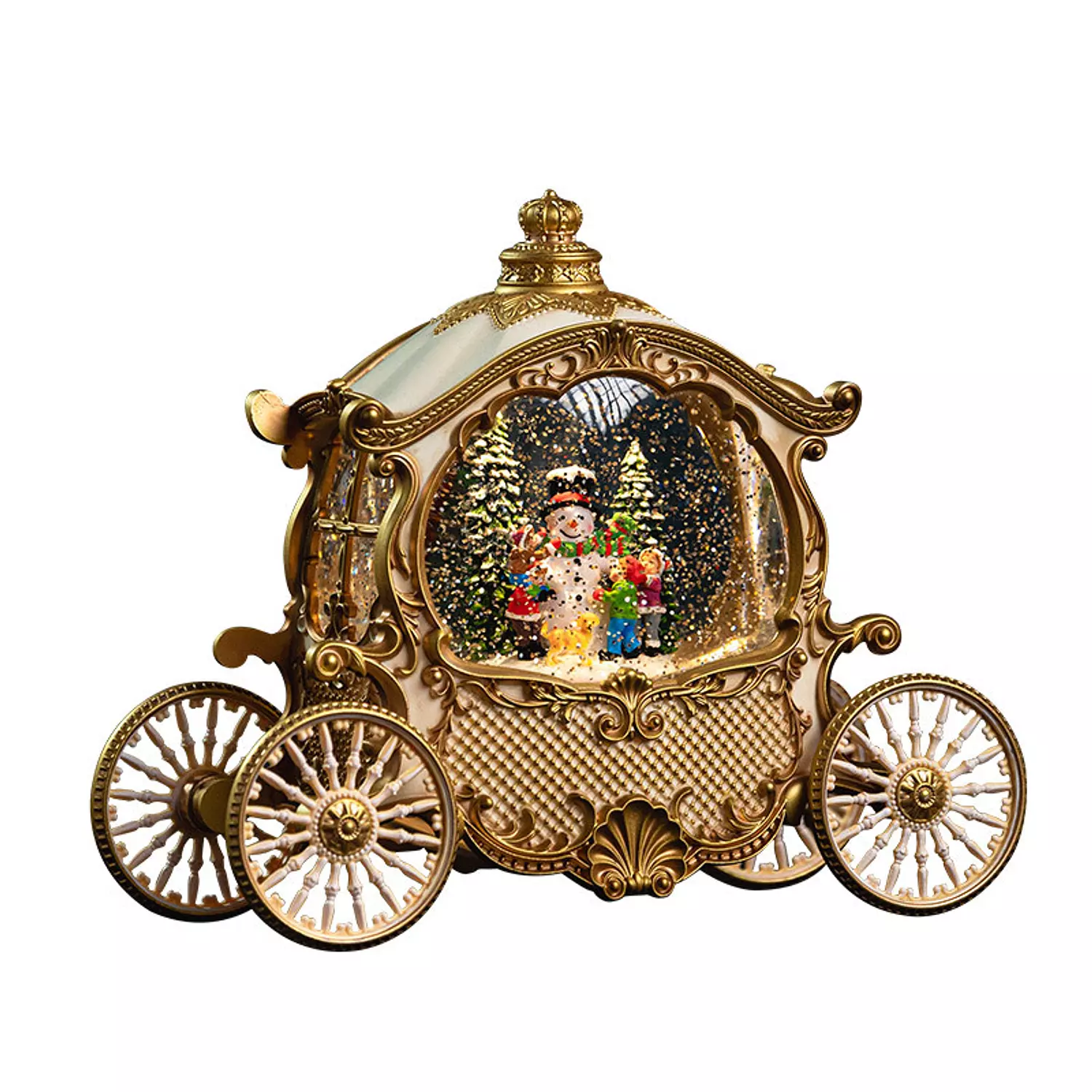 Vintage Carriage Snow Globe – Musical 4