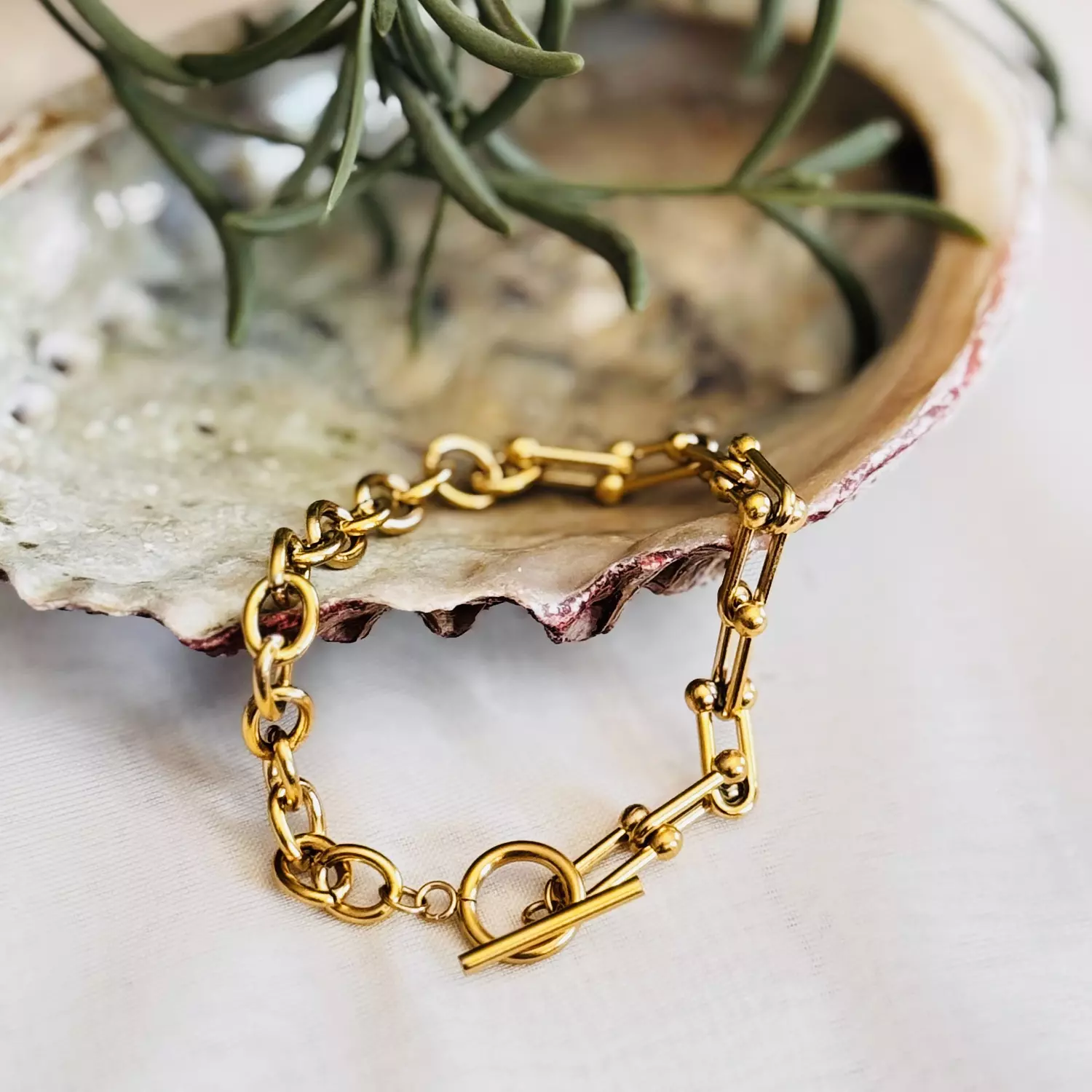 Gold Plated Stainless bracelets 6