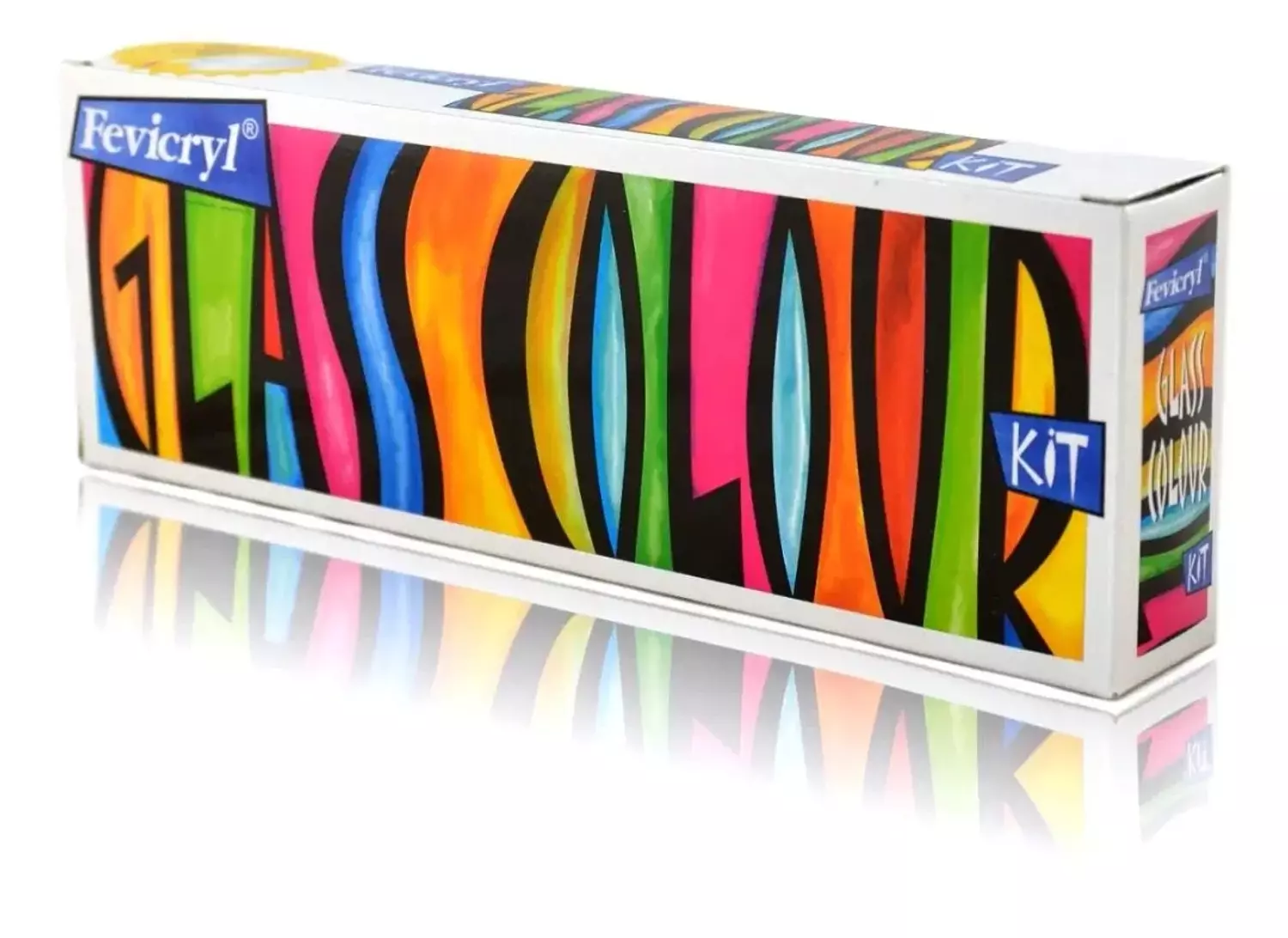 طقم الوان زجاج فيفاكريل Fevicryl Glass Color Kit  image