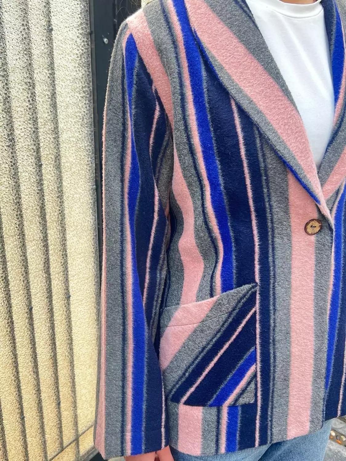 Wool strip jacket  2