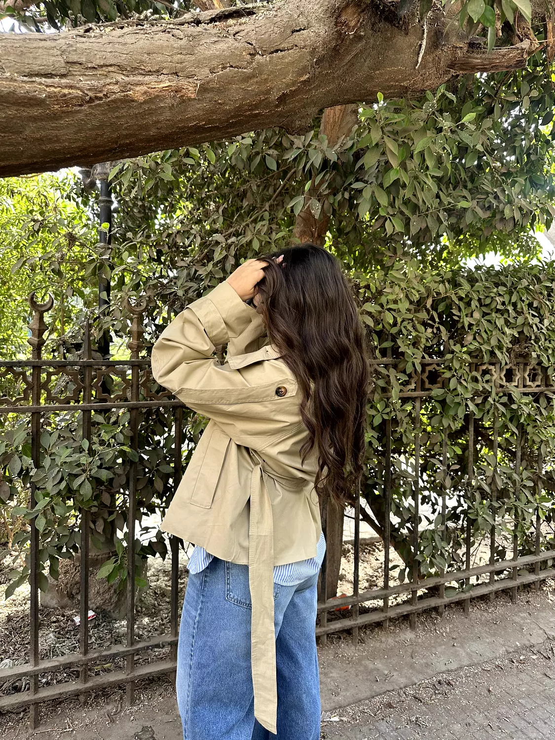 Cropped Trench Coat 26