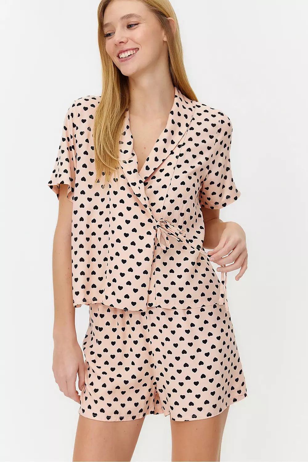 Powder Heart Pajama Short image