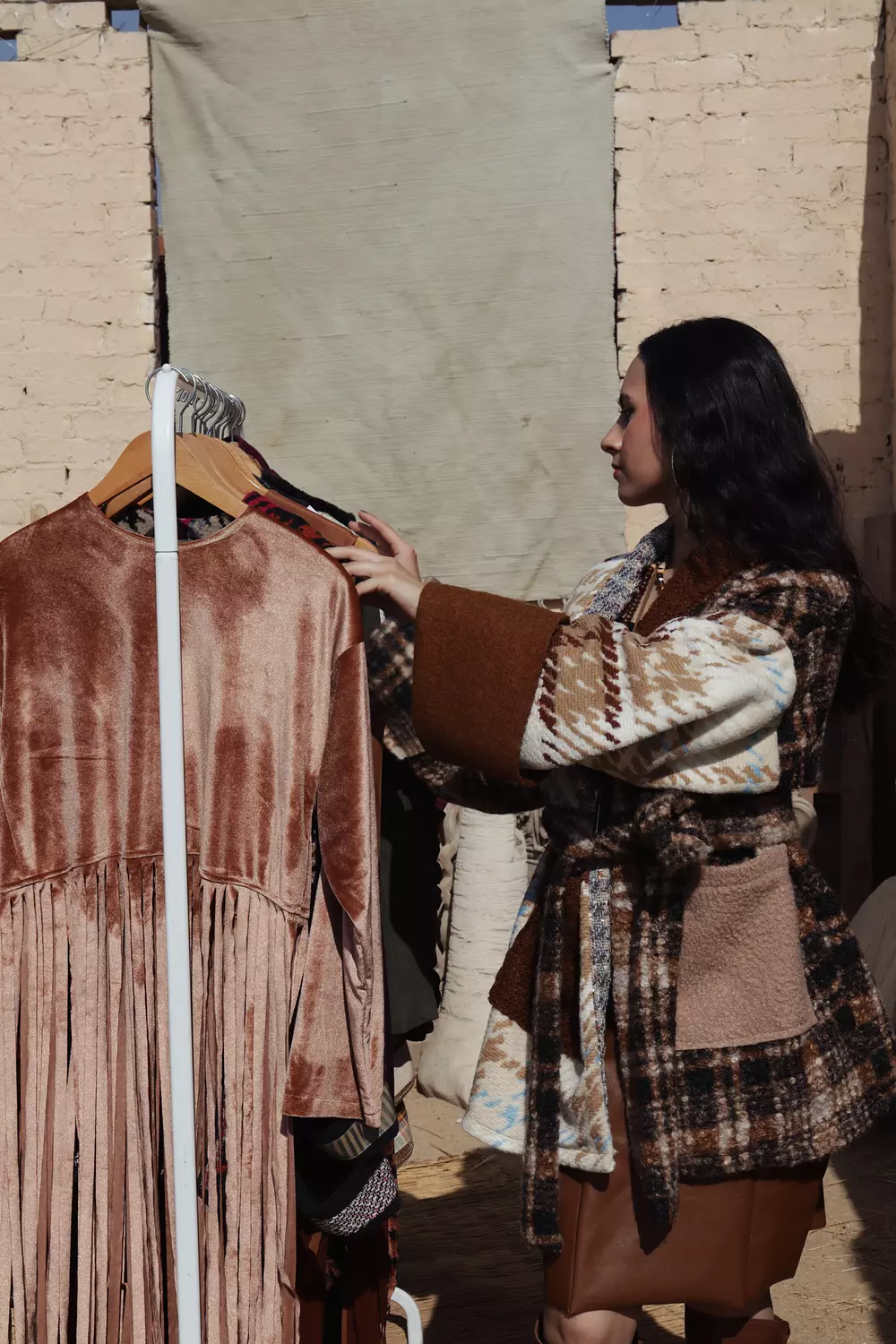 Gypsy threads in brown x beige 2