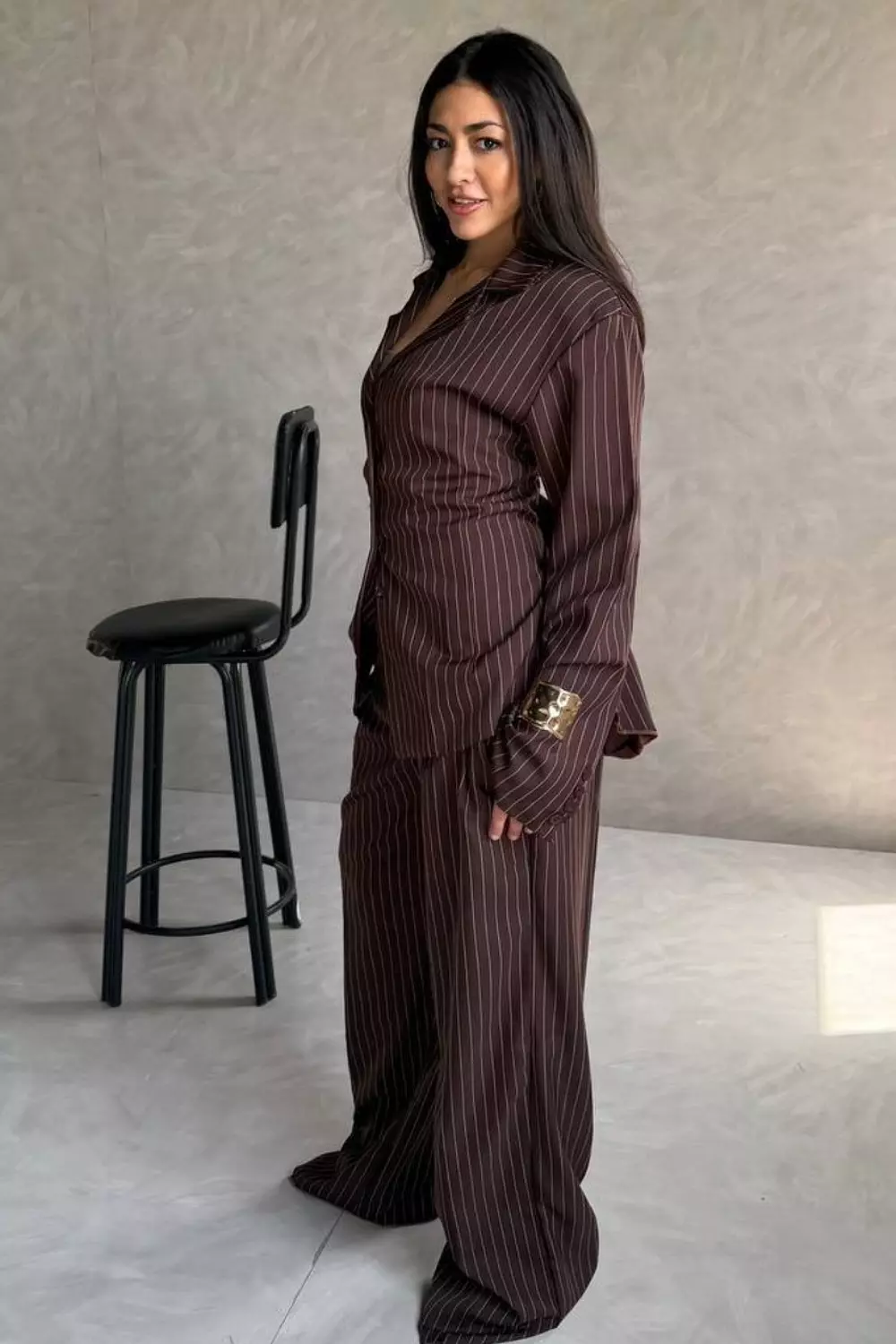 Pinstripe Trigal Power Suit Set 5