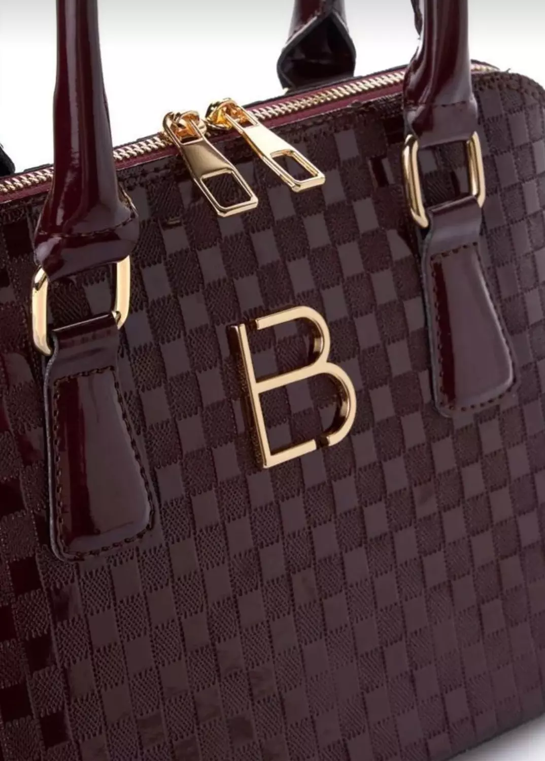 Burgundy Chic Tote 4