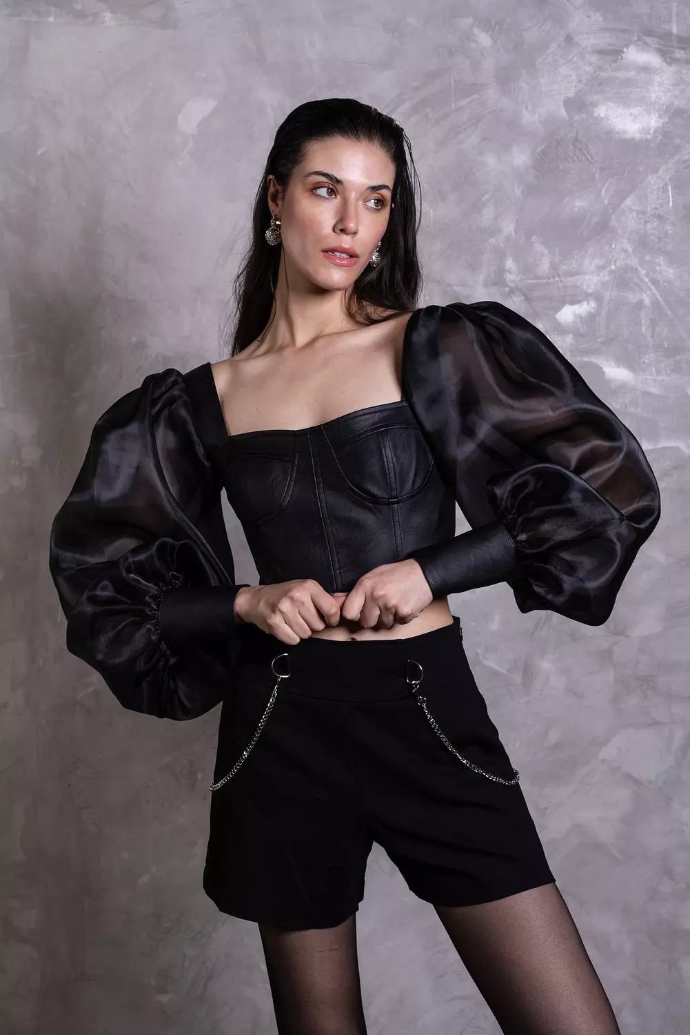 Leather Bustier