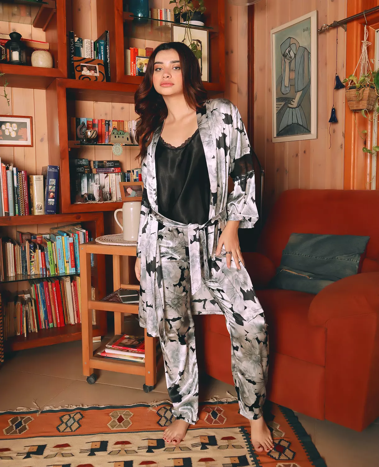 Pajamas and robe image