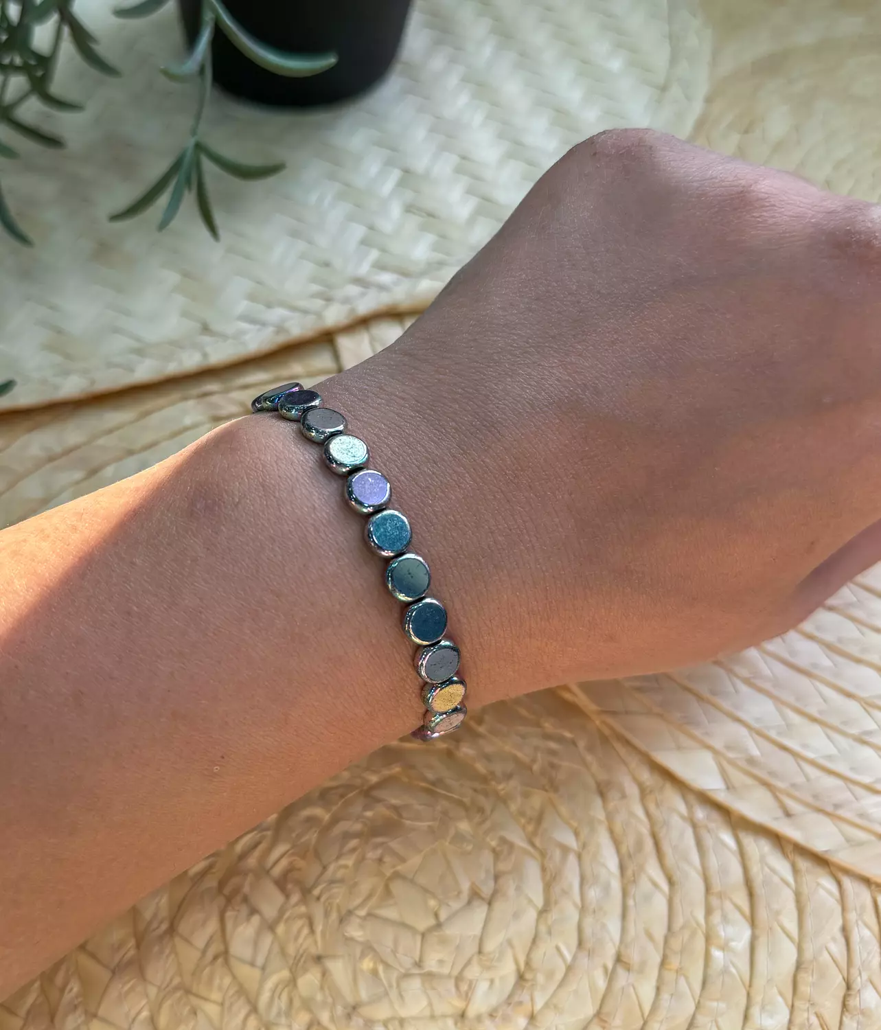 Hematite Silver Bracelet ( Stock ) image