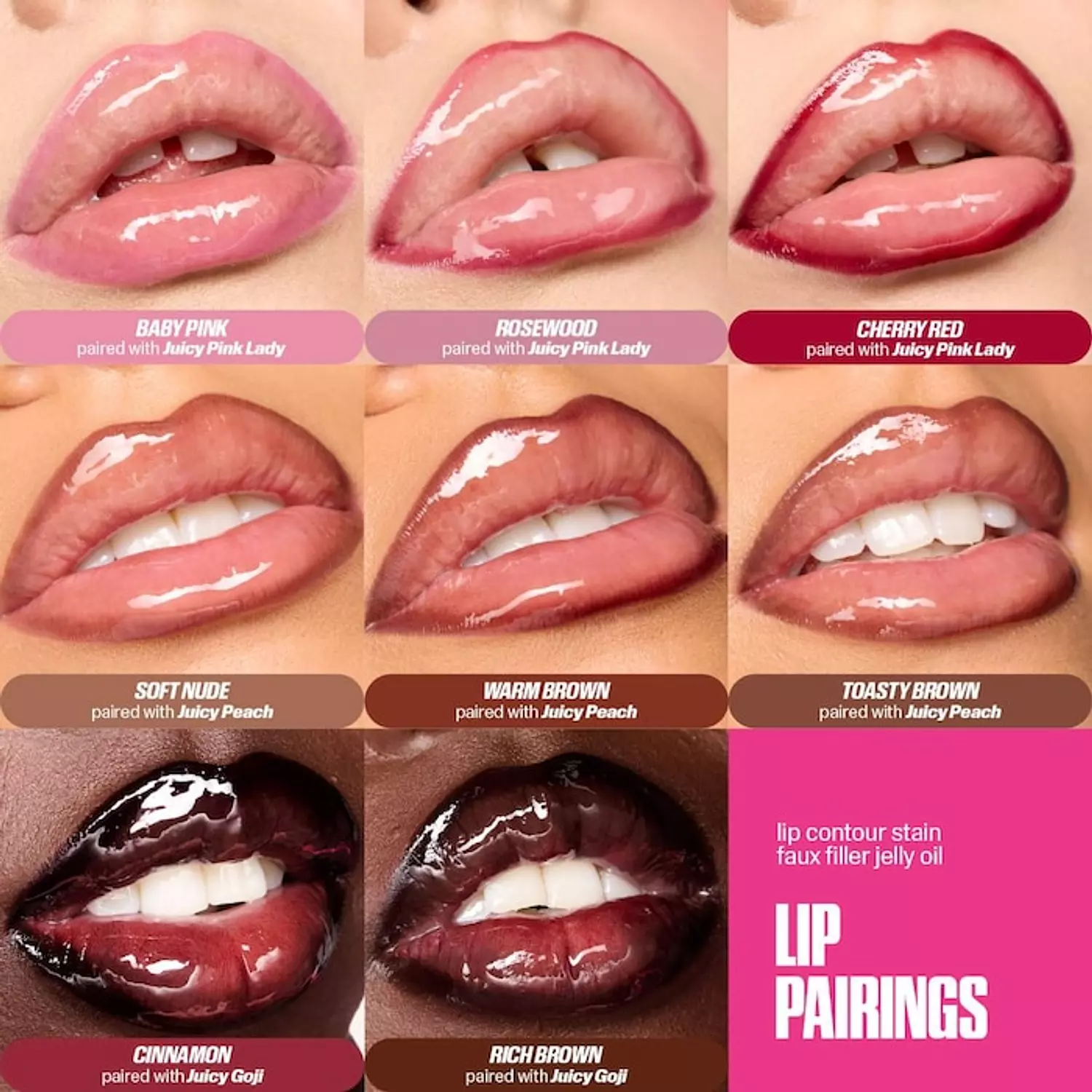 HUDA BEAUTY  Lip Contour Lip Stain for 12-Hour Wear 2
