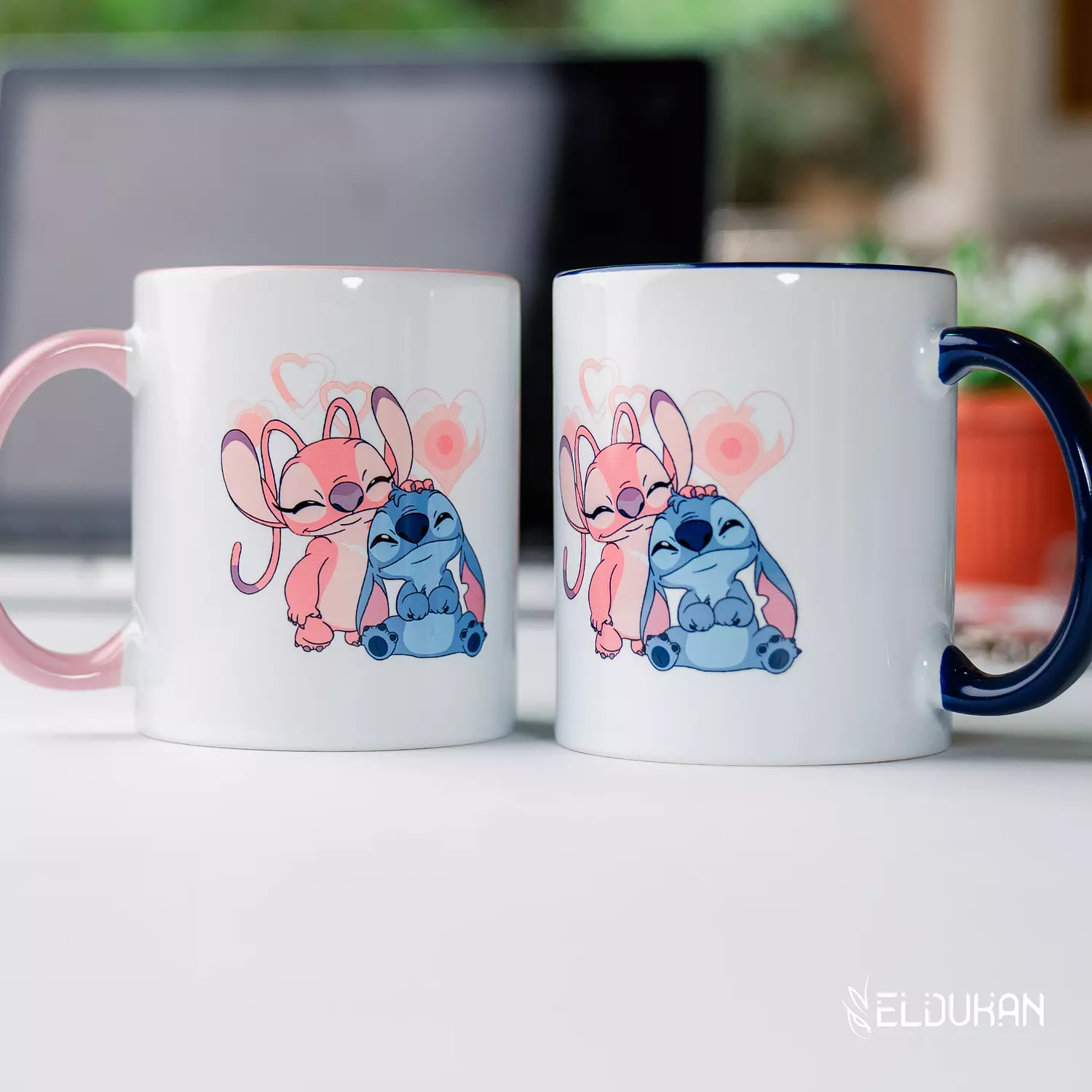 Stitch & Angel mugs set