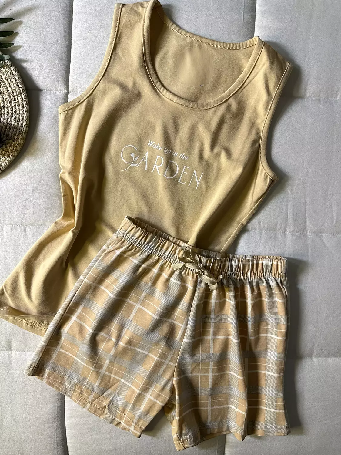Garden Checked shorts hover image