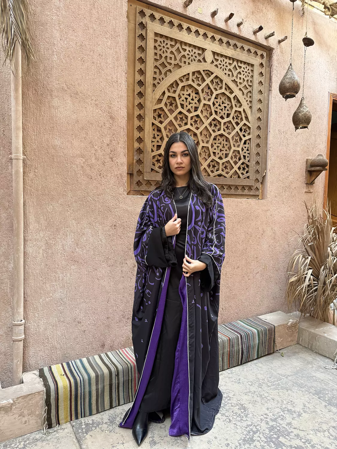 Purple Arabic Letters 8