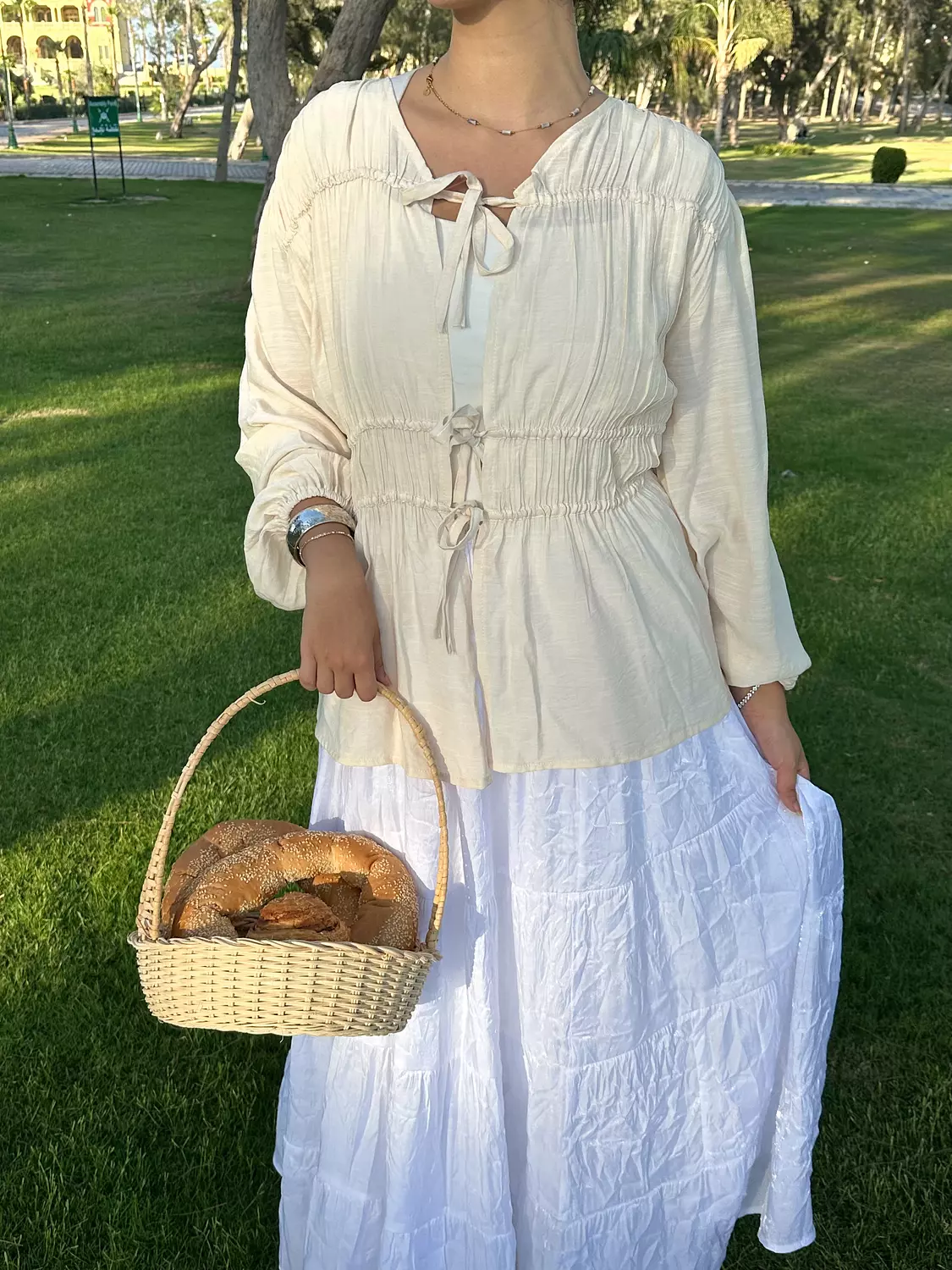Ribbon blouse  7