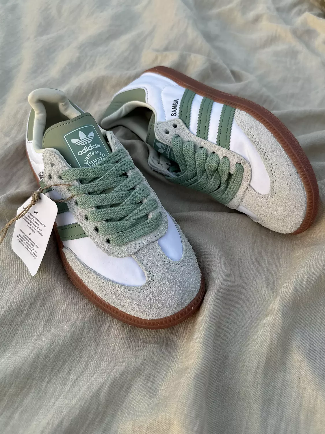 adidas Samba OG Silver Green Putty Mauve  2