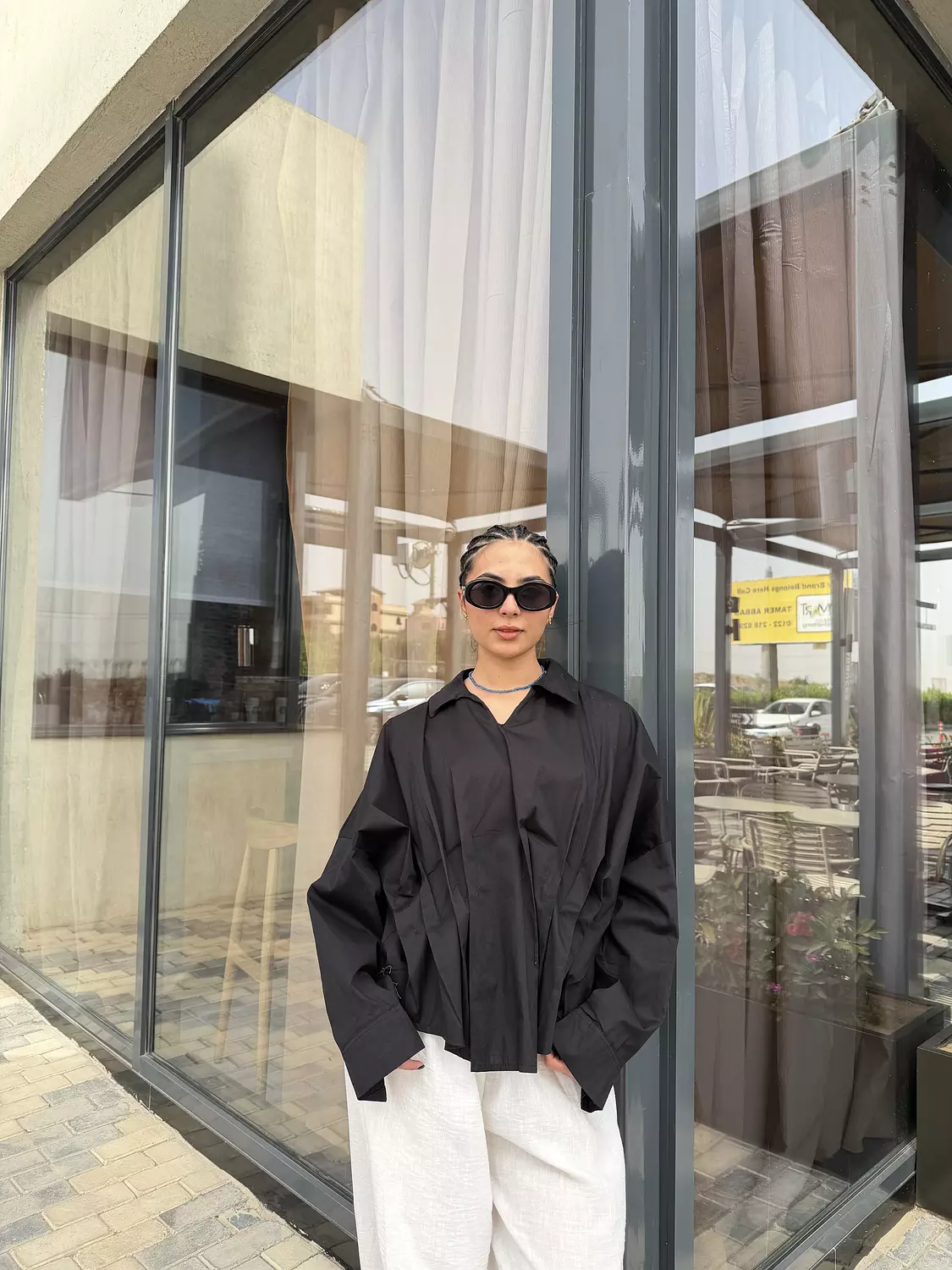 Drape blouse  1