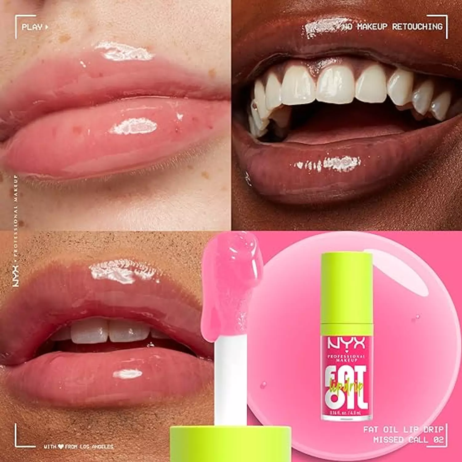 Nyx fat oil lip hover image