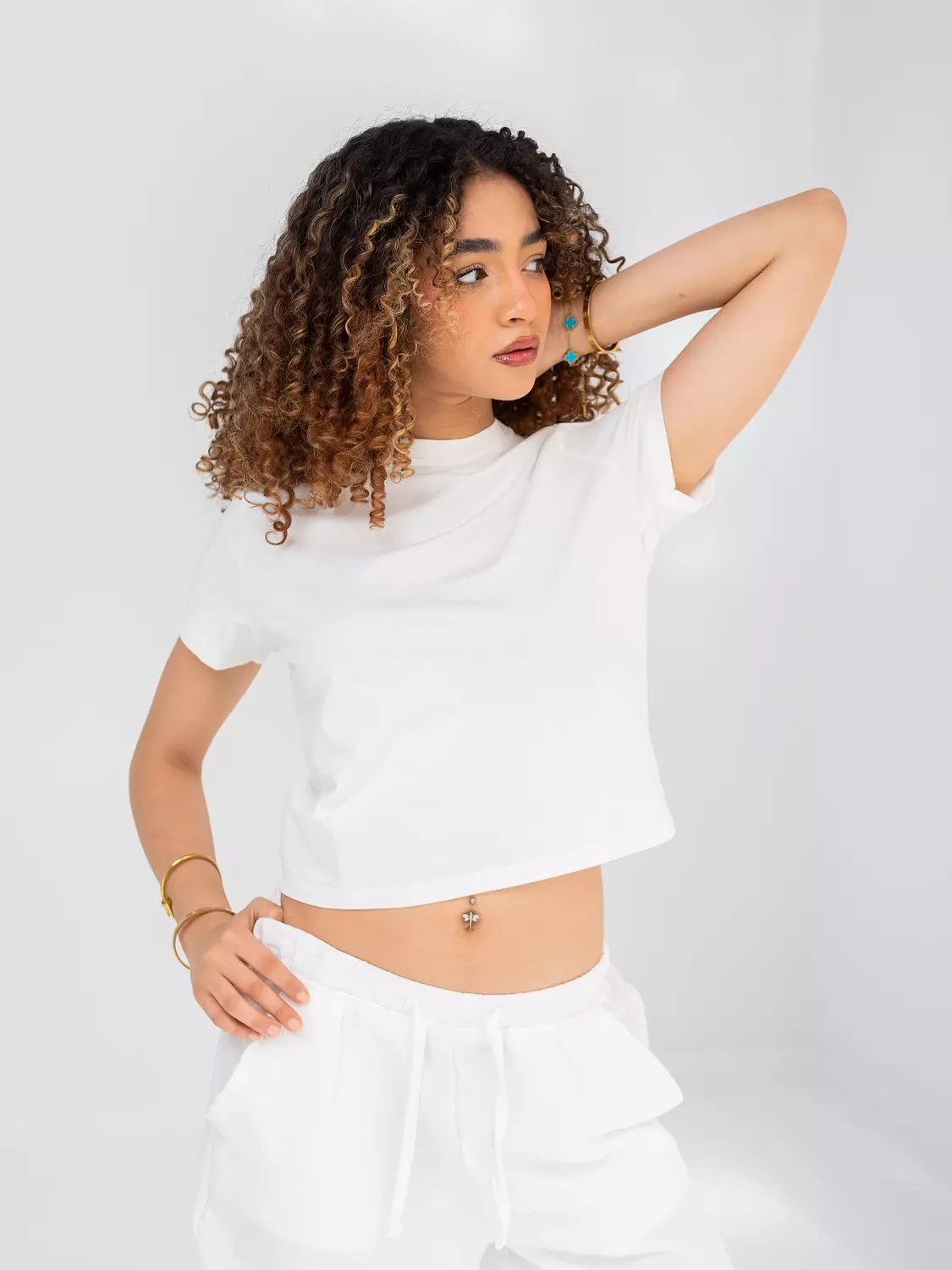 Round Neck T-shirt | White 3