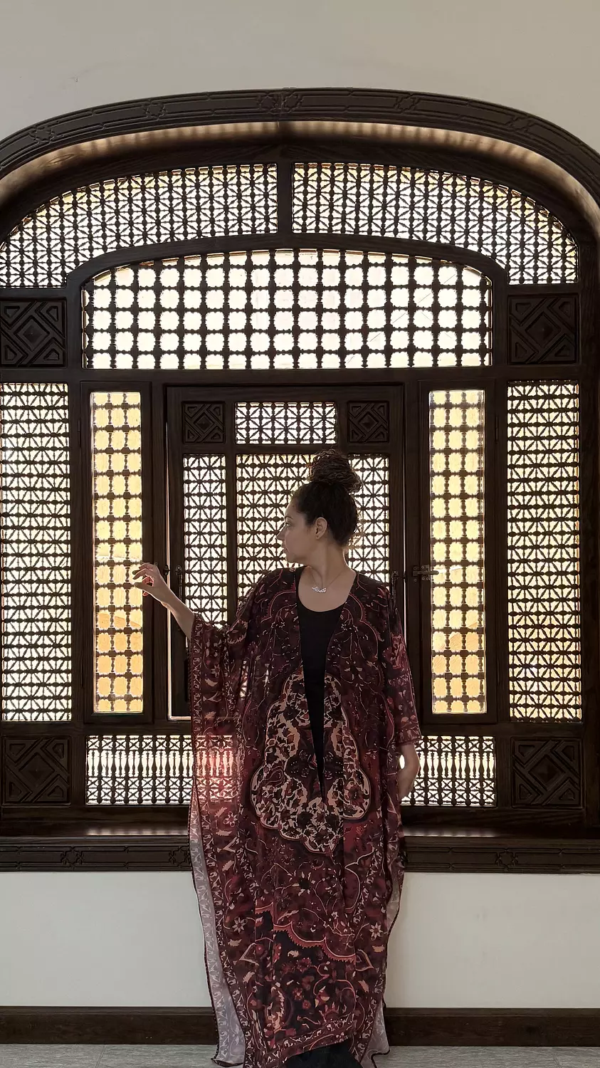 Wrapped in Rumi kimono image