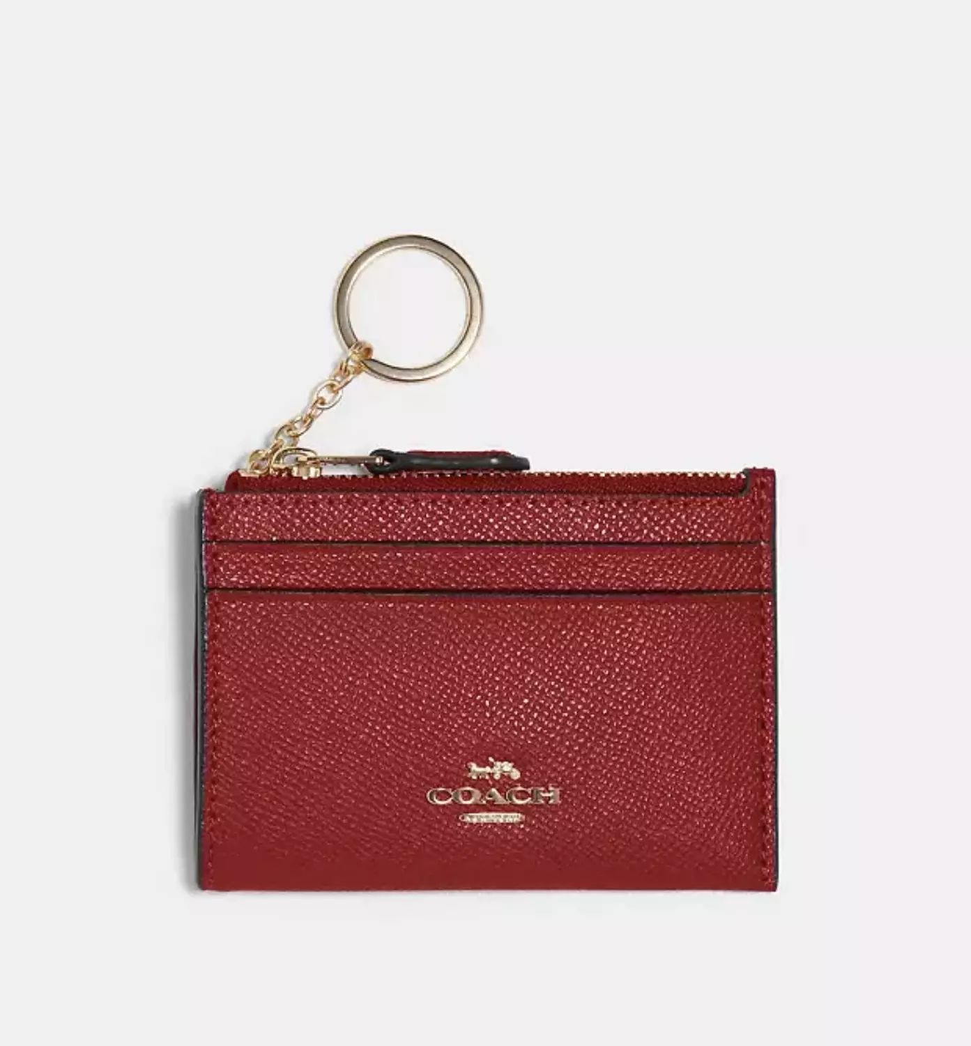 Zip Card Case In Signature Canvas image